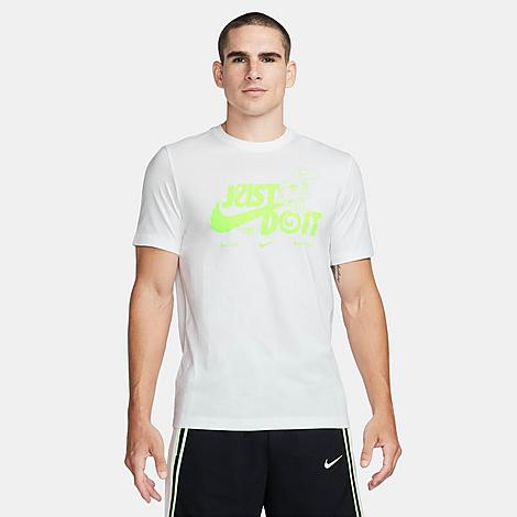 Nike Men's Swoosh Jdi Basketball T-shirt In White