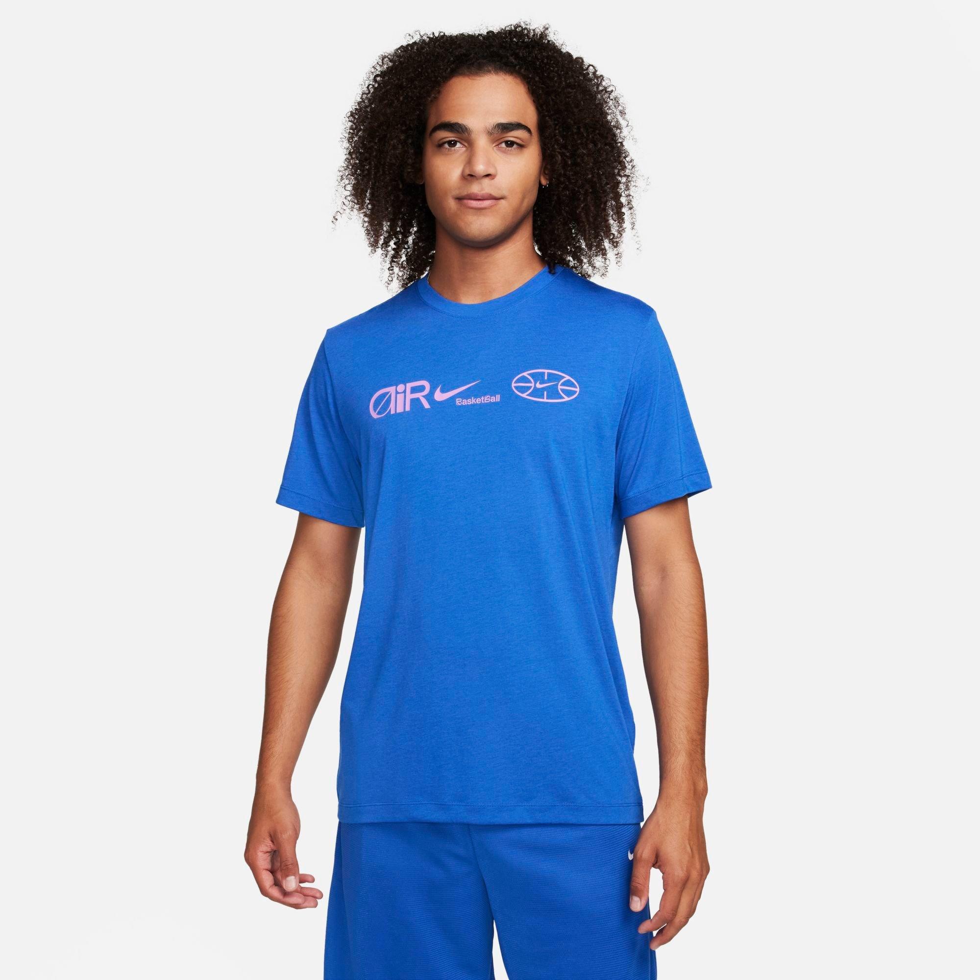 Nike Men's Dri-fit Basketball T-shirt In Blue