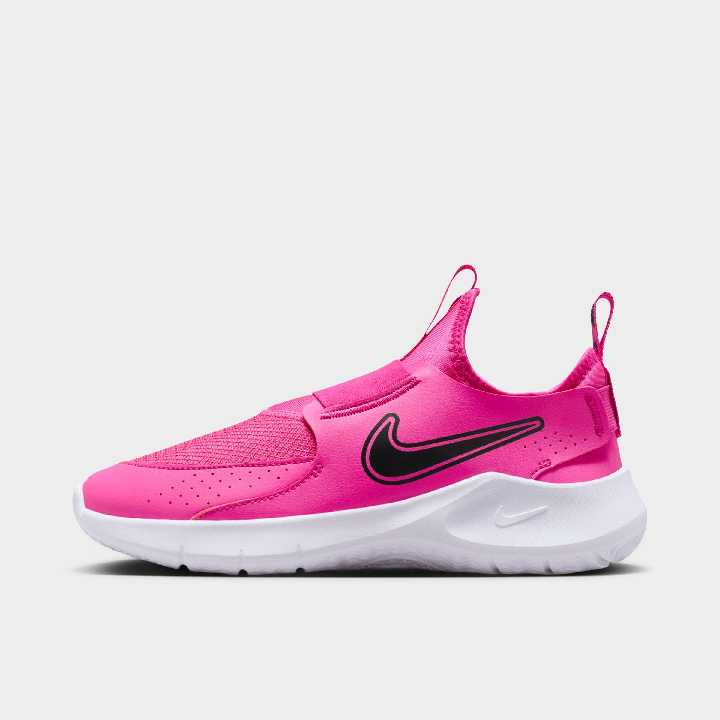 Nike Big Kids Flex Runner 3 Running Shoes in Laser Fuchsia/Black Size: 1.0