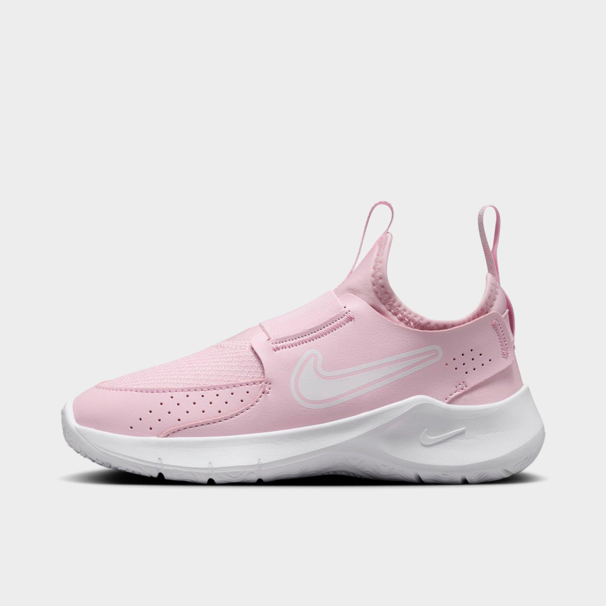 Nike Little Kids Flex Runner 3 Running Shoes in Pink Foam/White Size: 8.0