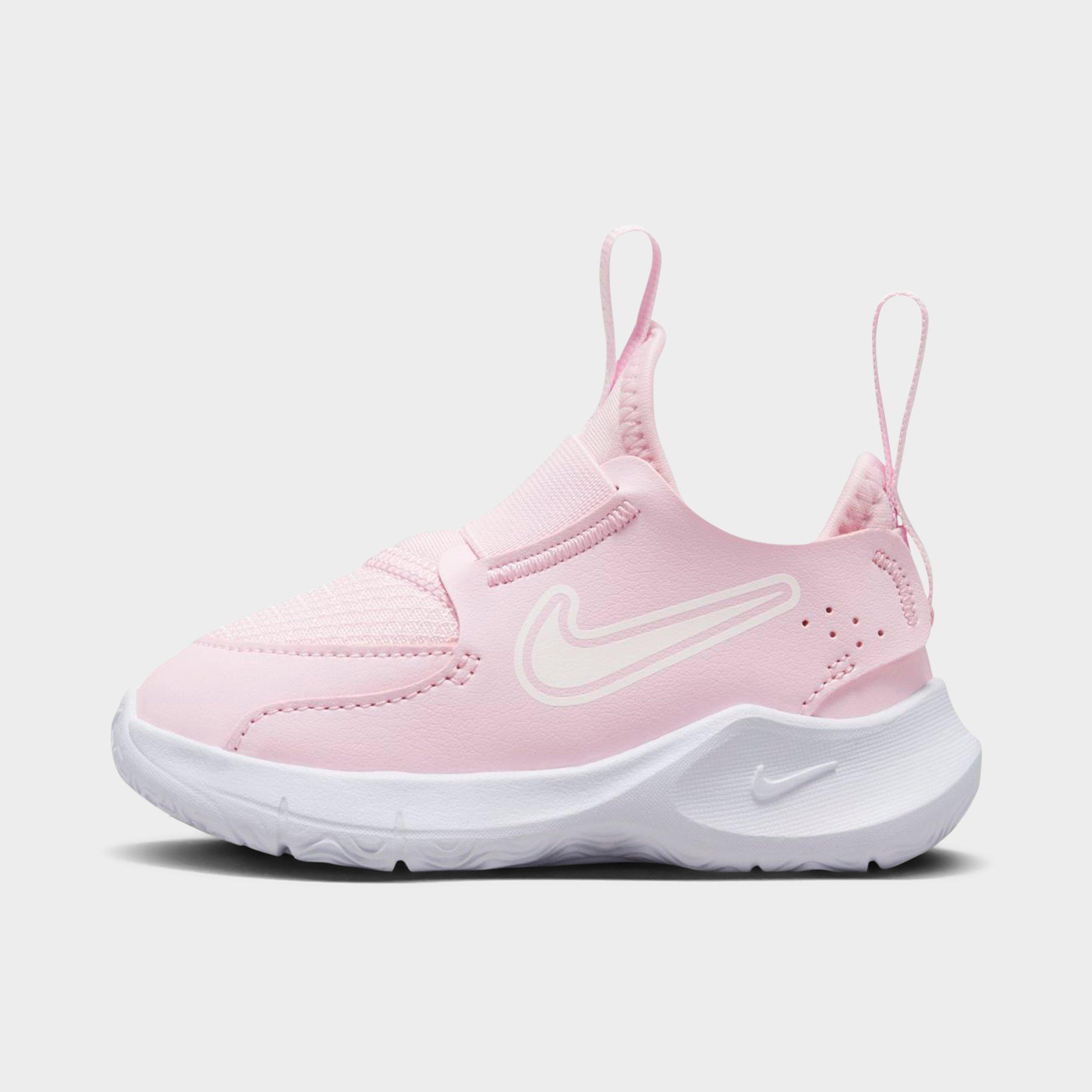 Nike Kids Toddler Flex Runner 3 Running Shoes in Pink Foam/White Size: 2.0