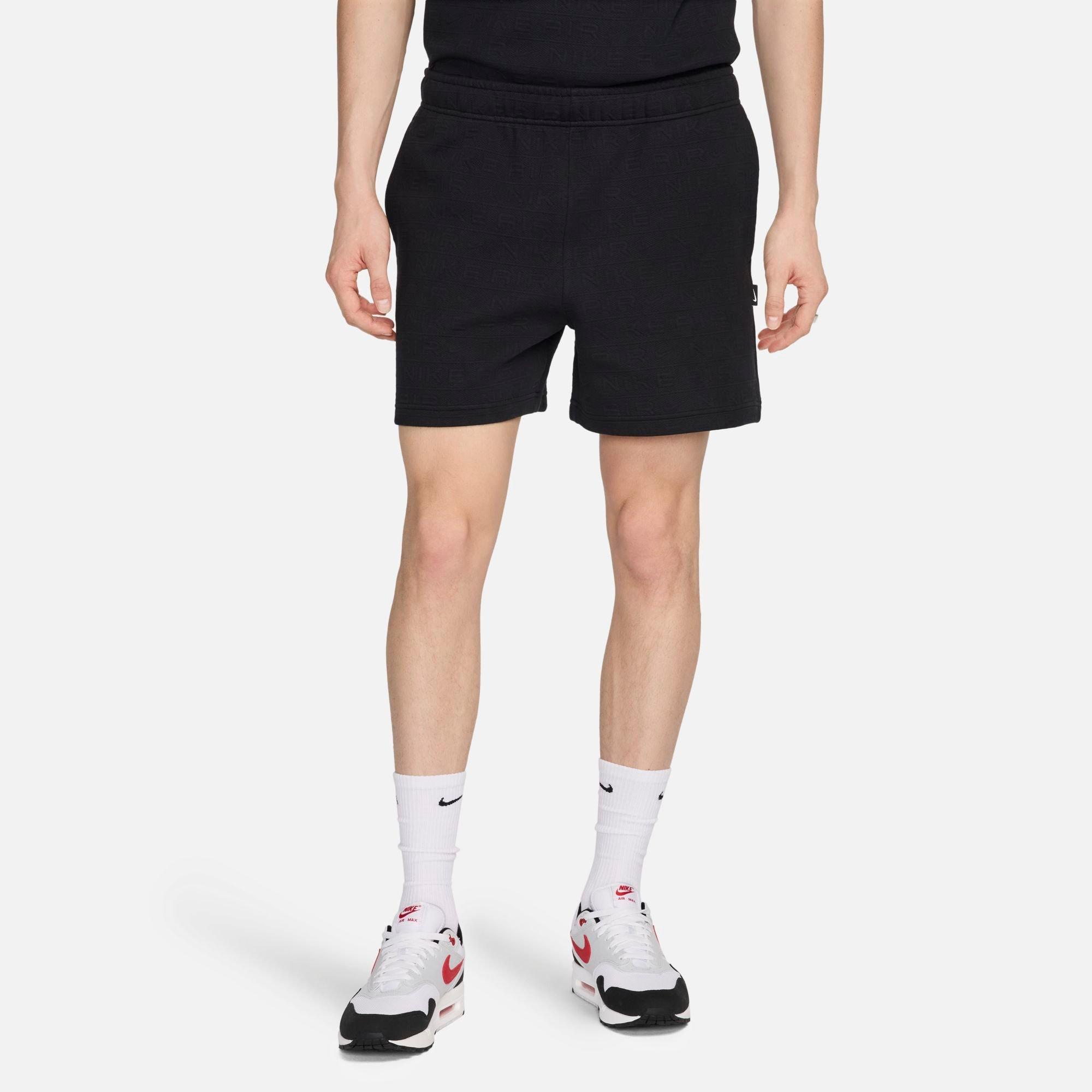 Shop Nike Men's Sportswear Air Lifestyle Shorts In Black/black