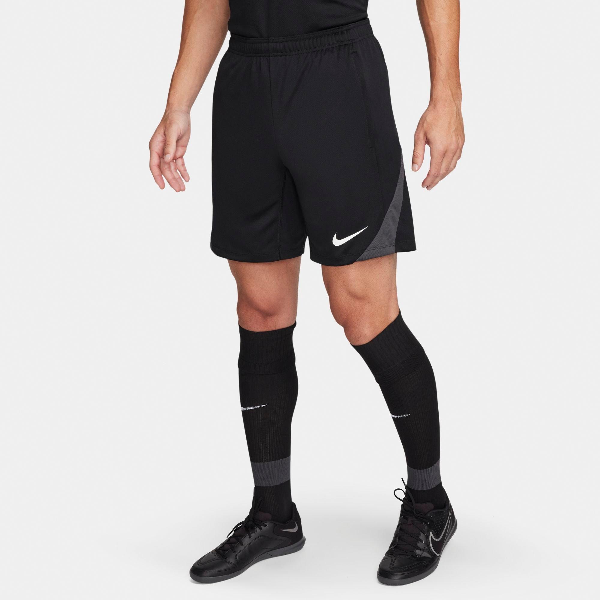 Nike Men's Strike Dri-FIT Strike Soccer Shorts in Black/Black Size Small 100% Polyester/Knit