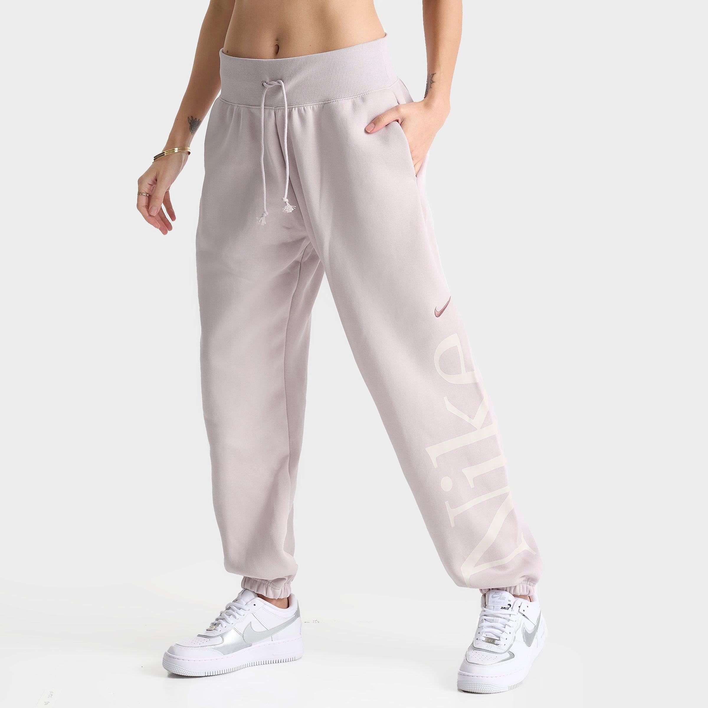 Nike Women's Sportswear Oversized Logo Phoenix Fleece Jogger Sweatpants In Multi