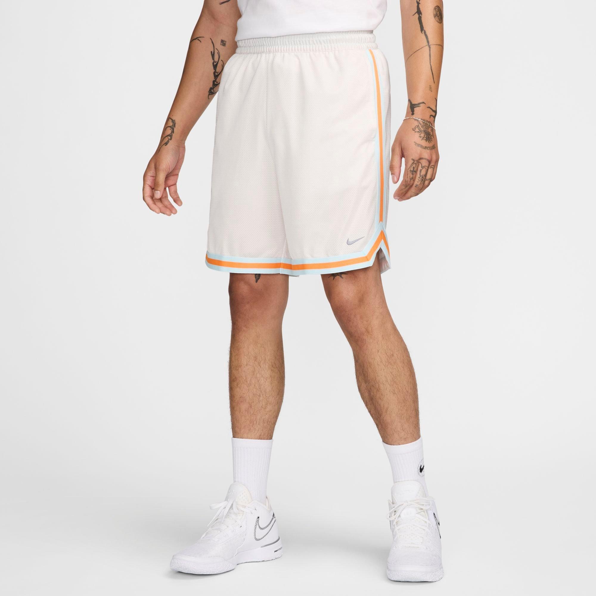 Shop Nike Men's Dna Dri-fit 8" Basketball Shorts In Phantom/glacier Blue/ashen Slate