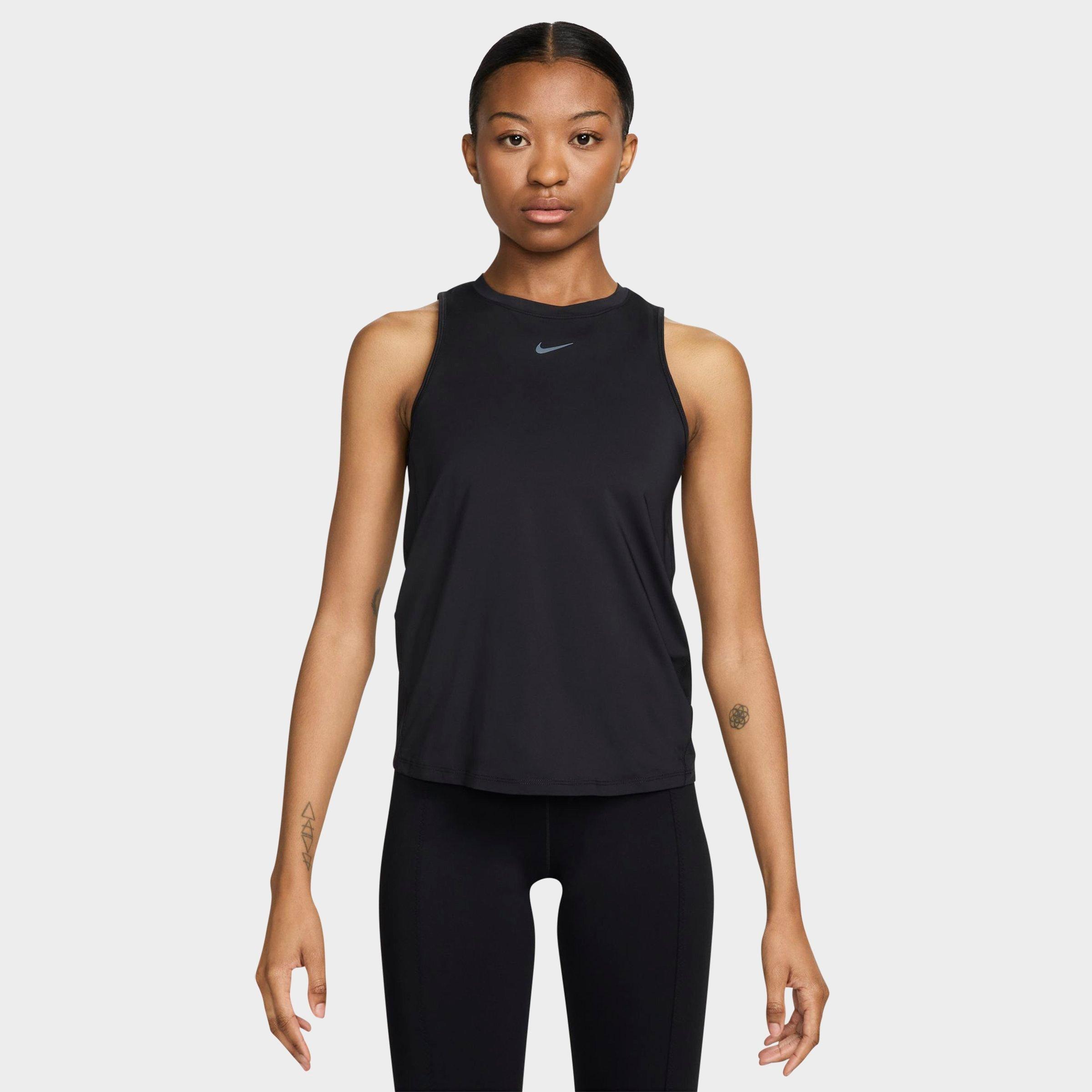 Nike Women's One Classic Dri-fit Tank Top In Black/black 