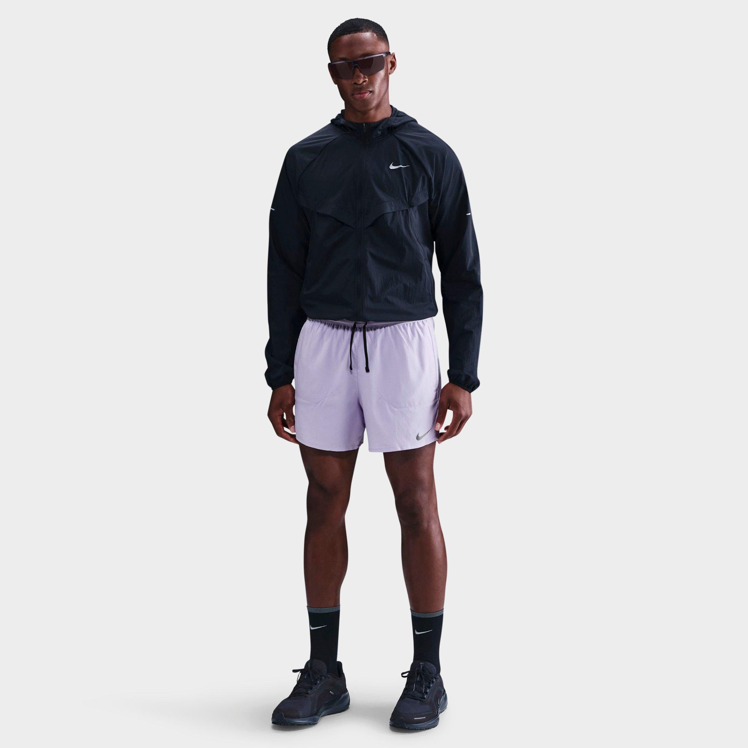 Nike Men's Stride Dri-fit 5" 2-in-1 Running Shorts In Black