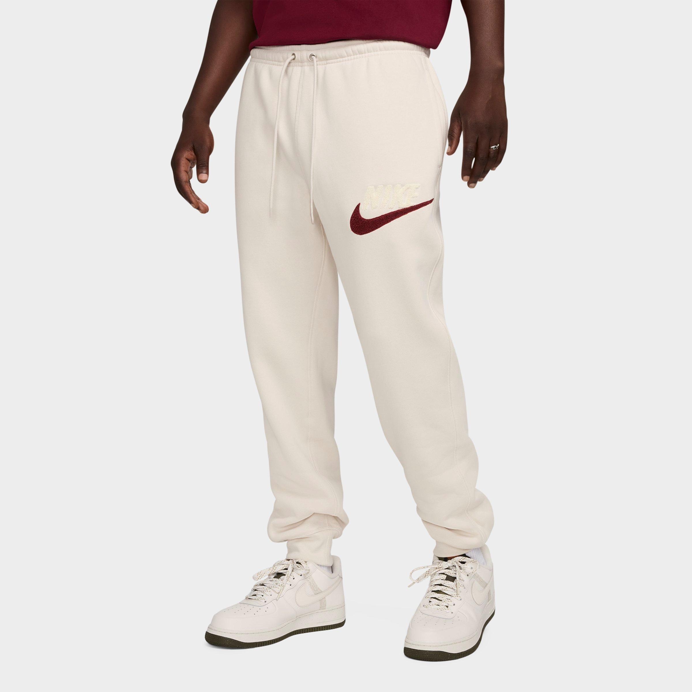 Nike Men's Club Fleece Chenille Futura Jogger Pants in Light Orewood Brown/Light Orewood Brown Size: 2XL