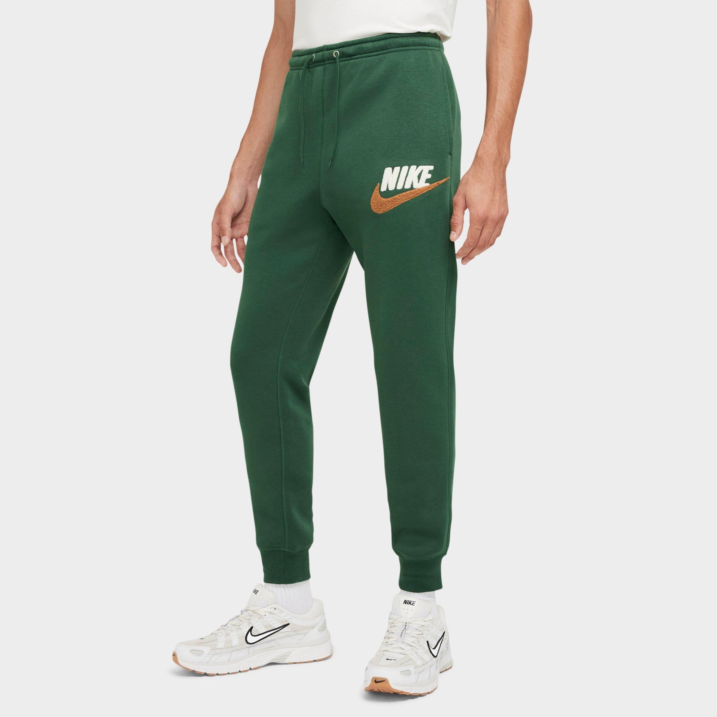 Nike Men's Club Fleece Chenille Futura Jogger Pants in Fir/Fir Size: 2XL