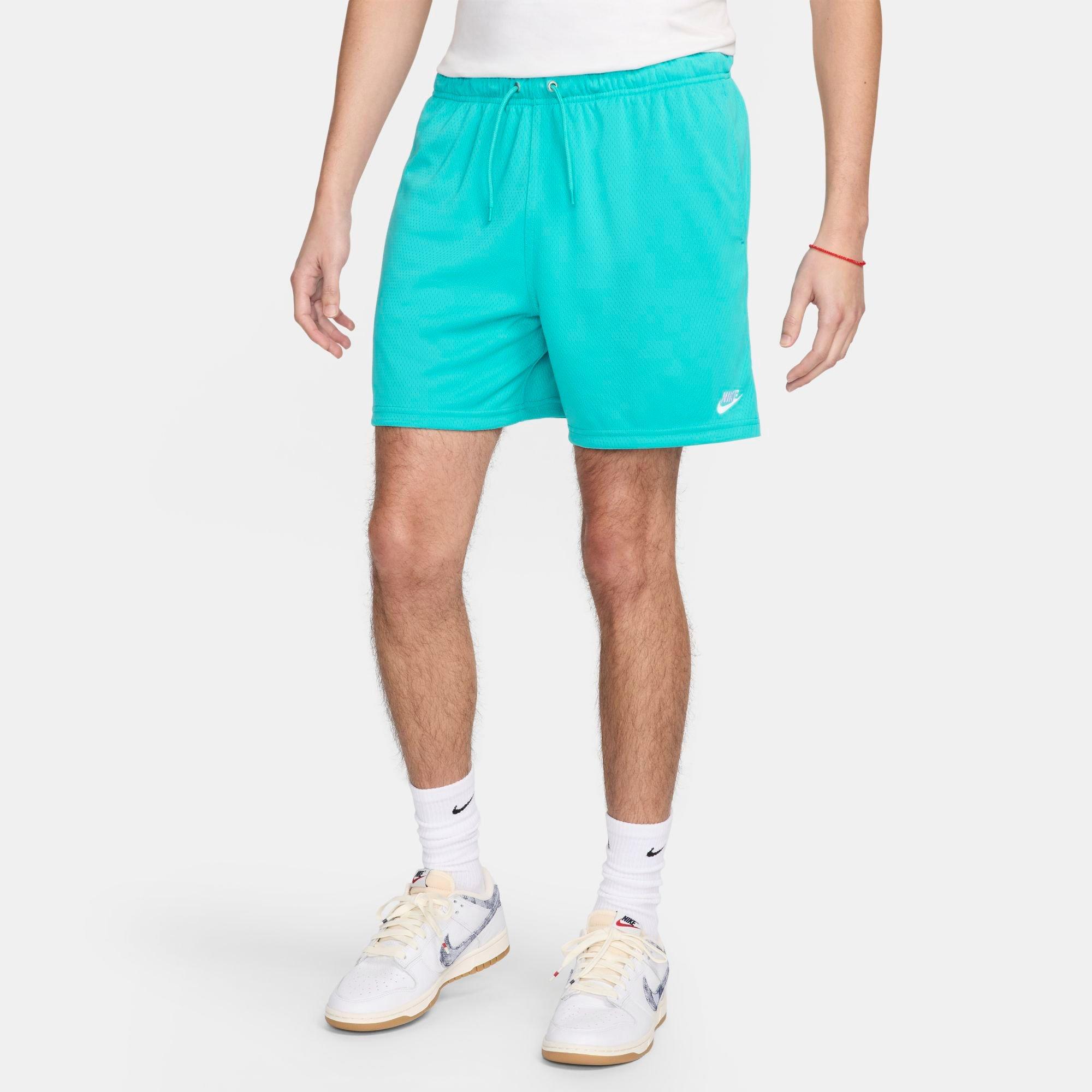 Shop Nike Men's Club Mesh Flow Shorts In Dusty Cactus/white
