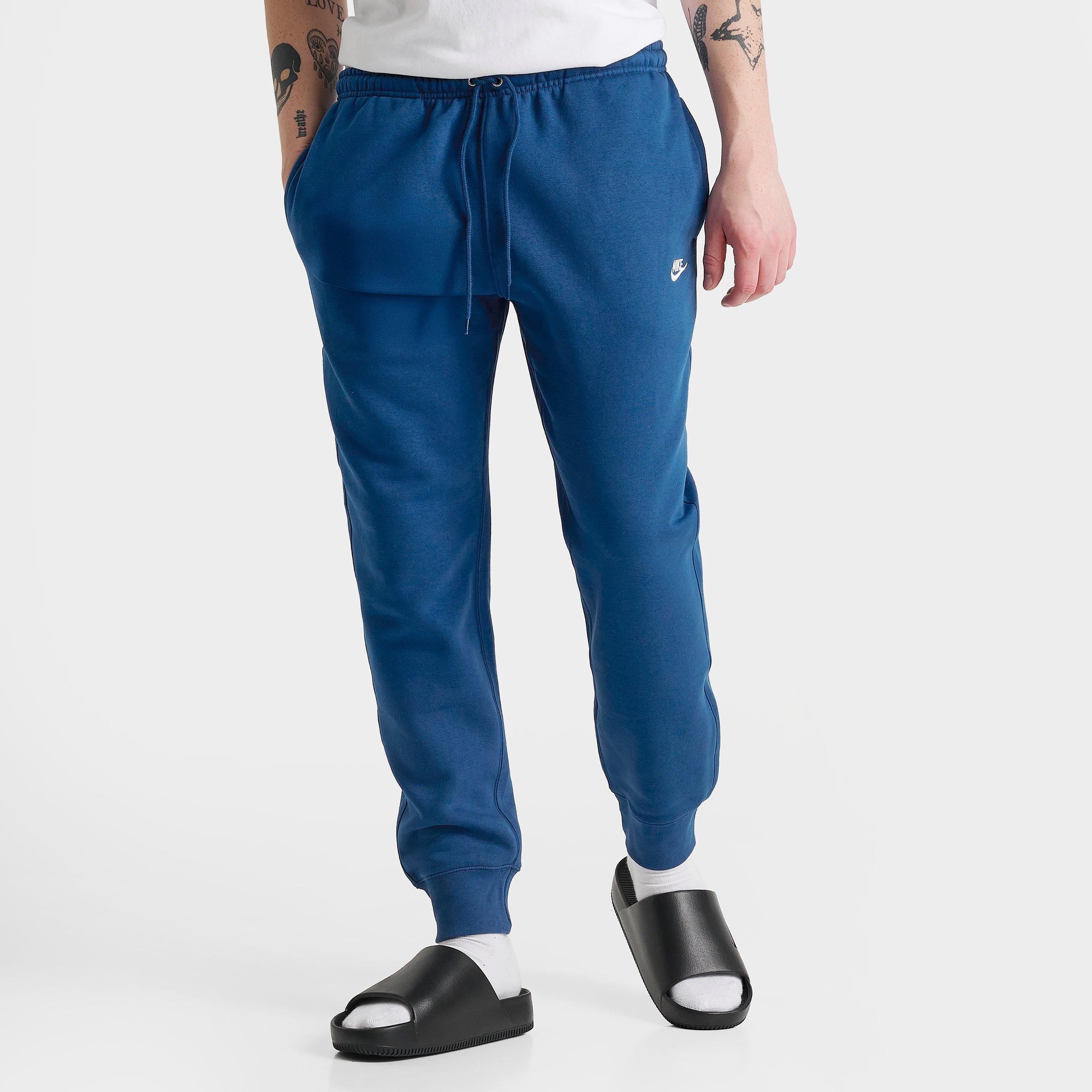 Nike Men's Club Fleece Premium Jogger Pants in Court Blue/Court Blue Size: