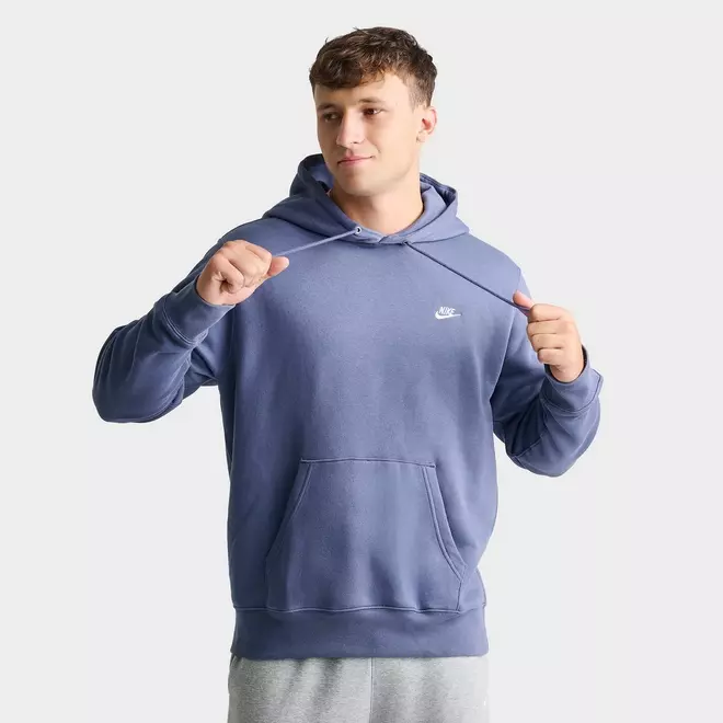 Men's Nike Club Fleece Premium Embroidered Pullover Hoodie