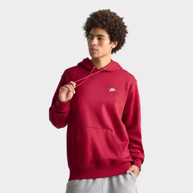 Men's Nike Club Fleece Premium Embroidered Pullover Hoodie