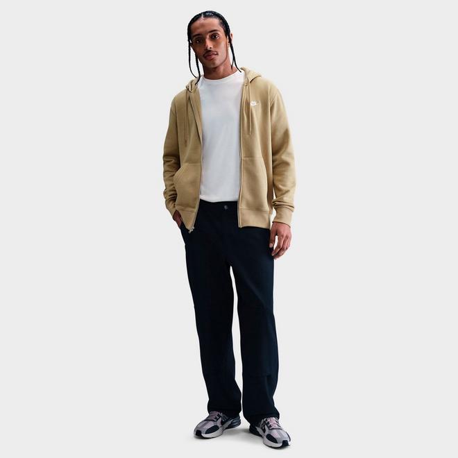 Men's Nike Club Fleece Embroidered Premium Full-Zip Hoodie