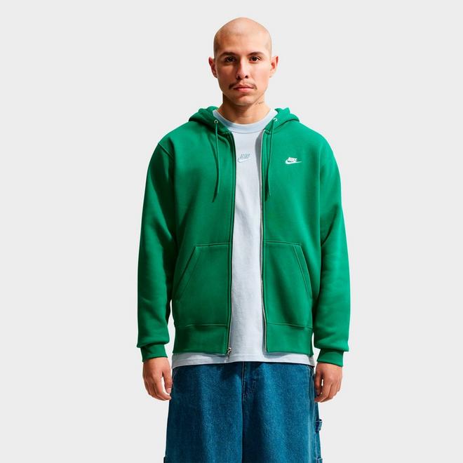 Men's Nike Club Fleece Embroidered Premium Full-Zip Hoodie