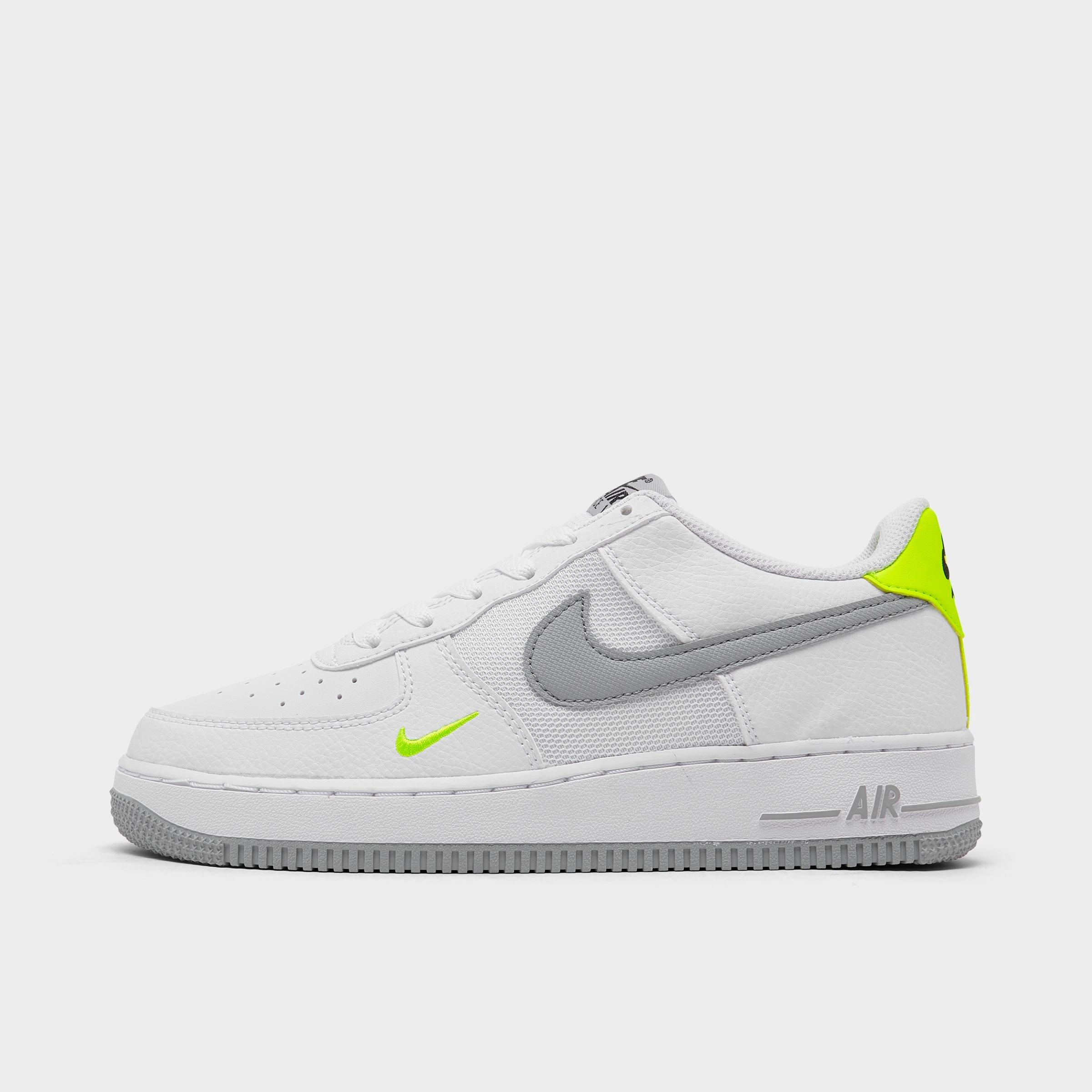 BIG KIDS' NIKE AIR FORCE 1 LV8 SE CASUAL SHOES, Size 5.5, White $70.00 -  PicClick