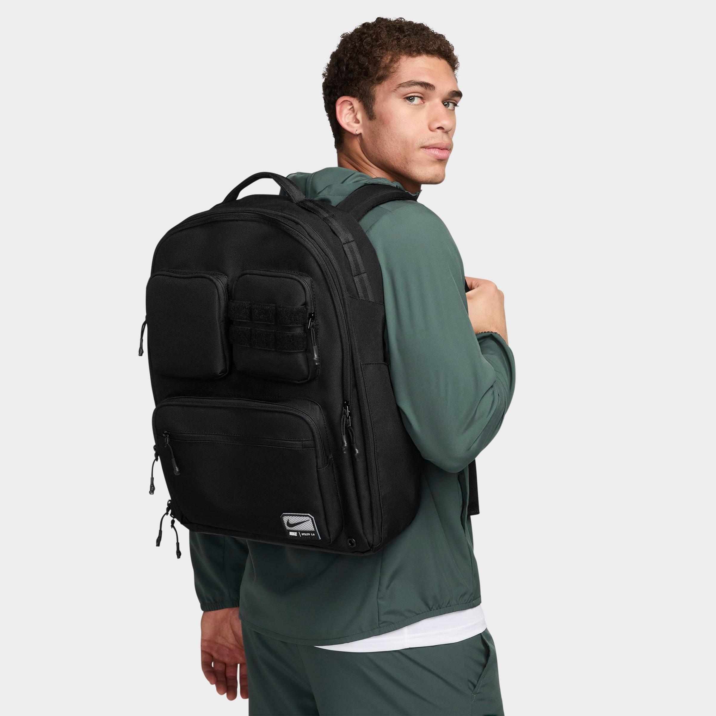 Nike Utility Power Backpack (33L) in Black/White Size: NOSIZE