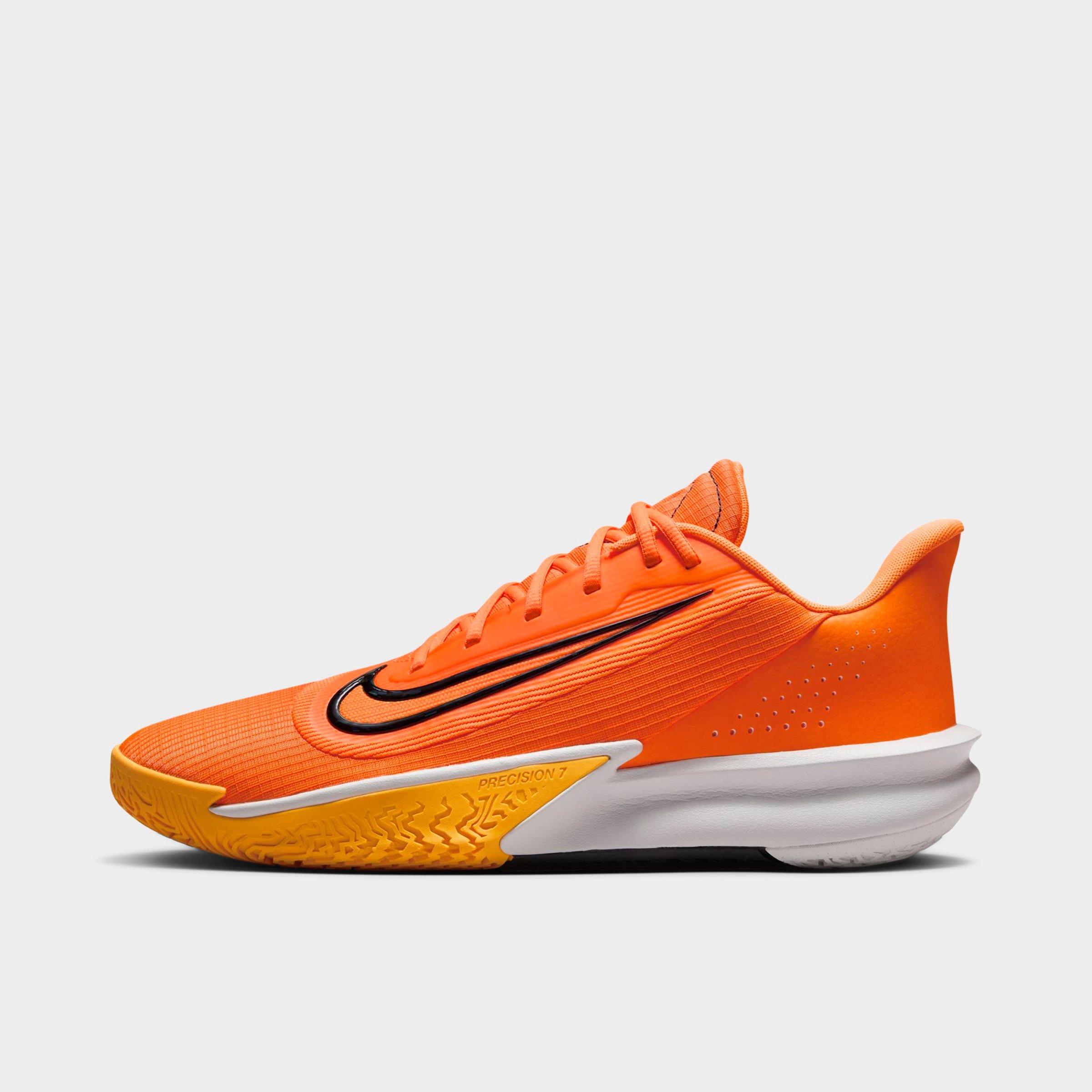 Nike Men's Precision 7 Basketball Shoes in Total Orange/Laser Orange/Photon Dust Size: 3.5