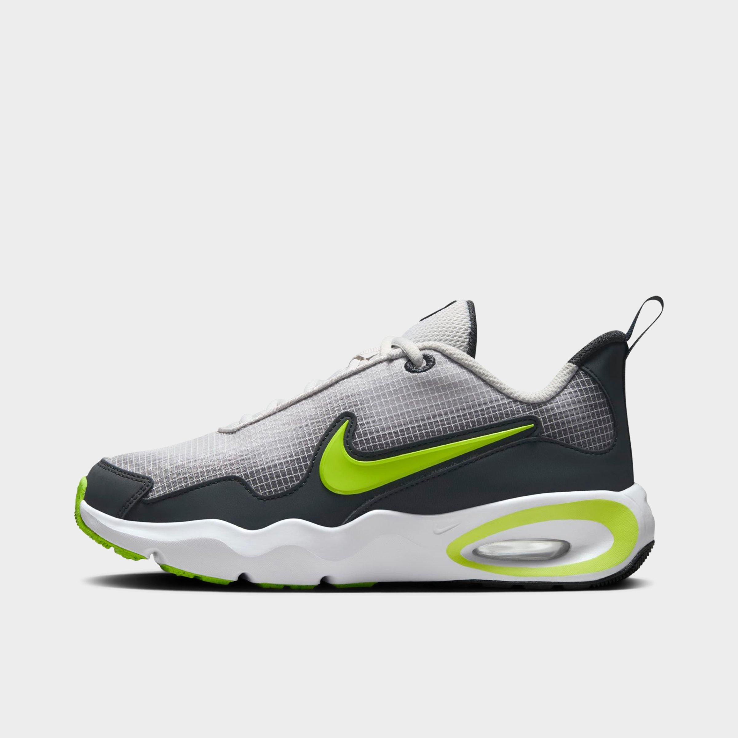 Nike Big Kids Air Max Nova Casual Shoes in Vast Grey/Anthracite/Volt Size: 3.5