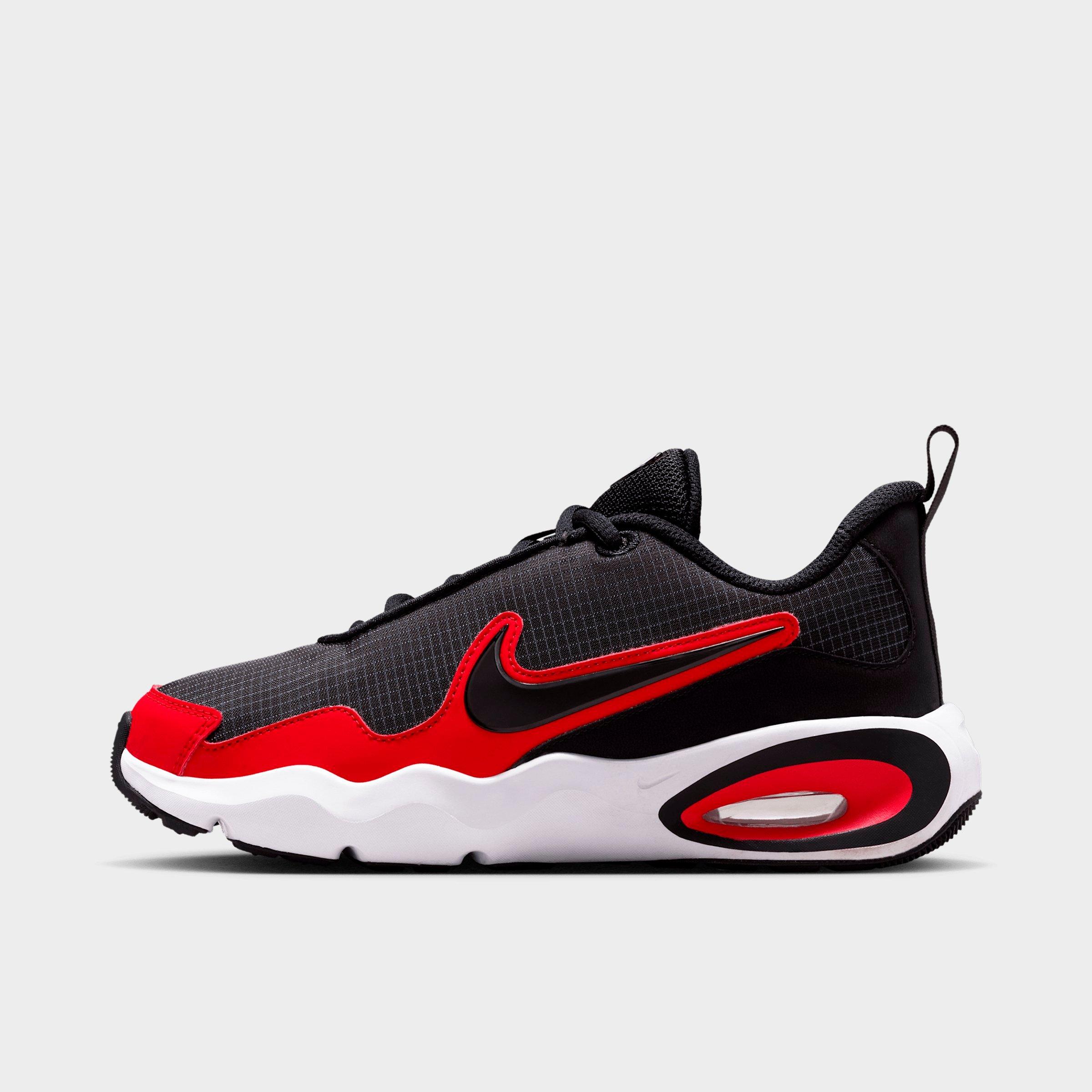 Nike Big Kids Air Max Nova Casual Shoes in Anthracite/University Red/Black Size: 5.0