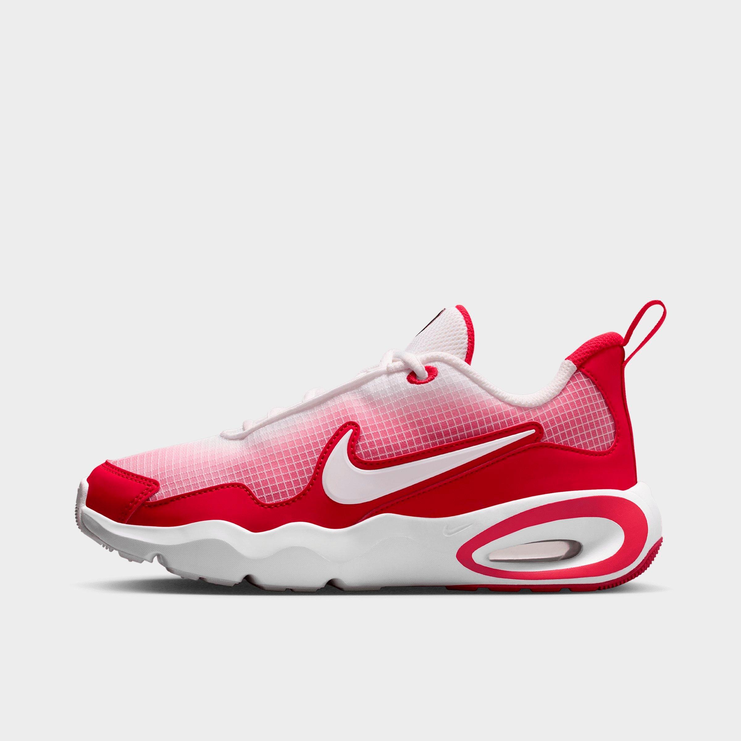 Nike Big Kids Air Max Nova Casual Shoes in University Red/White Size: 5.5