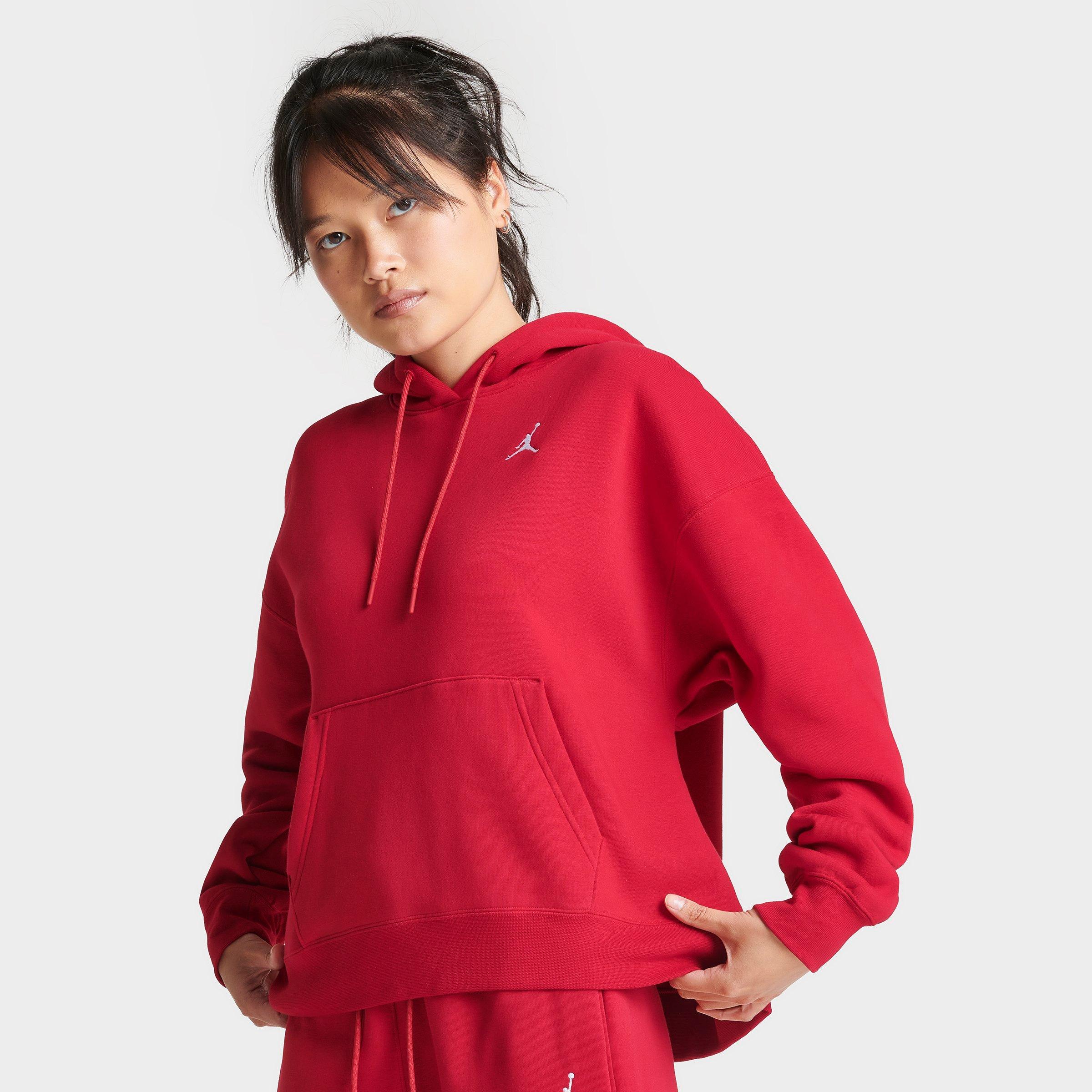 Nike Jordan Women's Brooklyn Fleece Hoodie In Gym Red