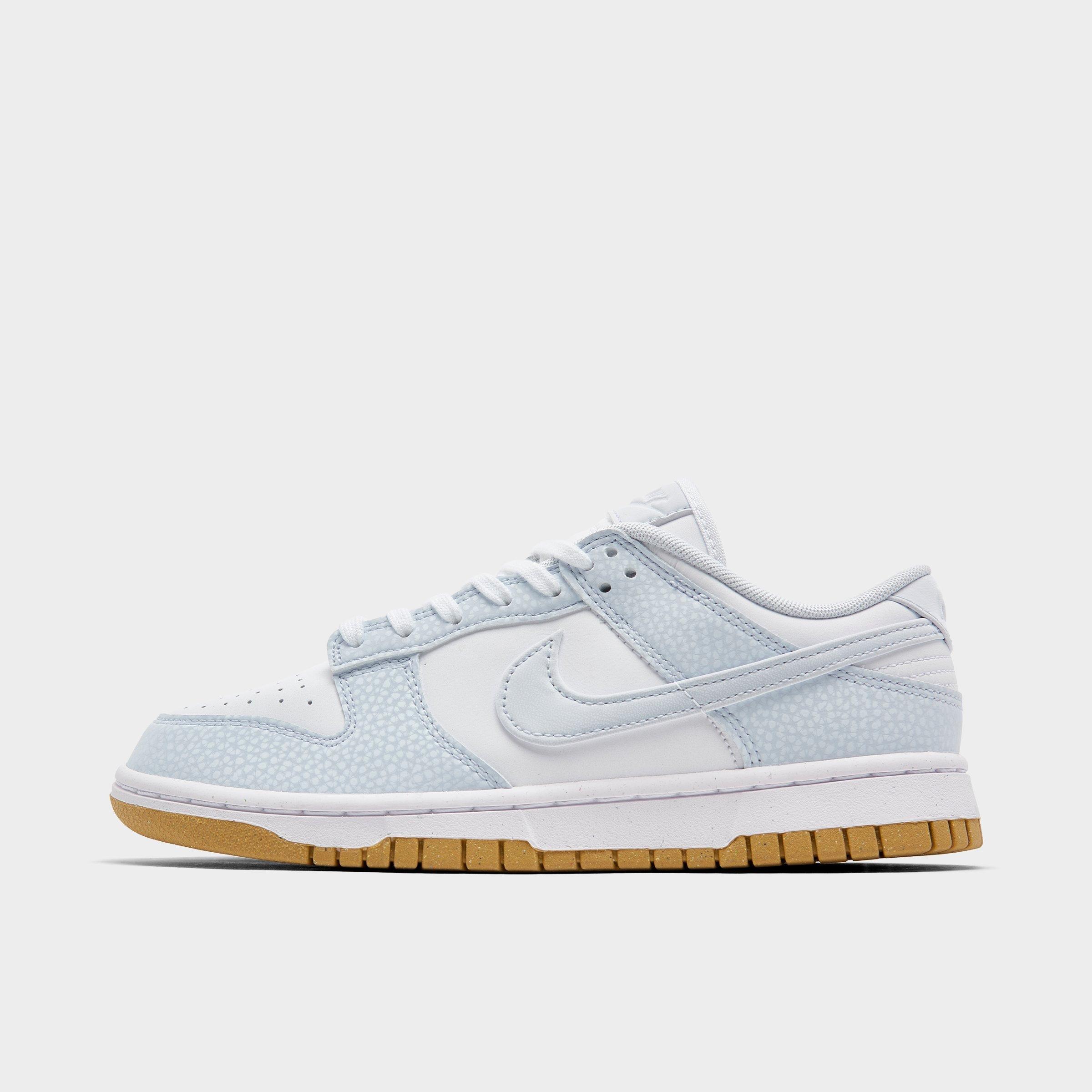 Shop Nike Women's Dunk Low Next Nature Casual Shoes In White/football Grey/gum Light Brown