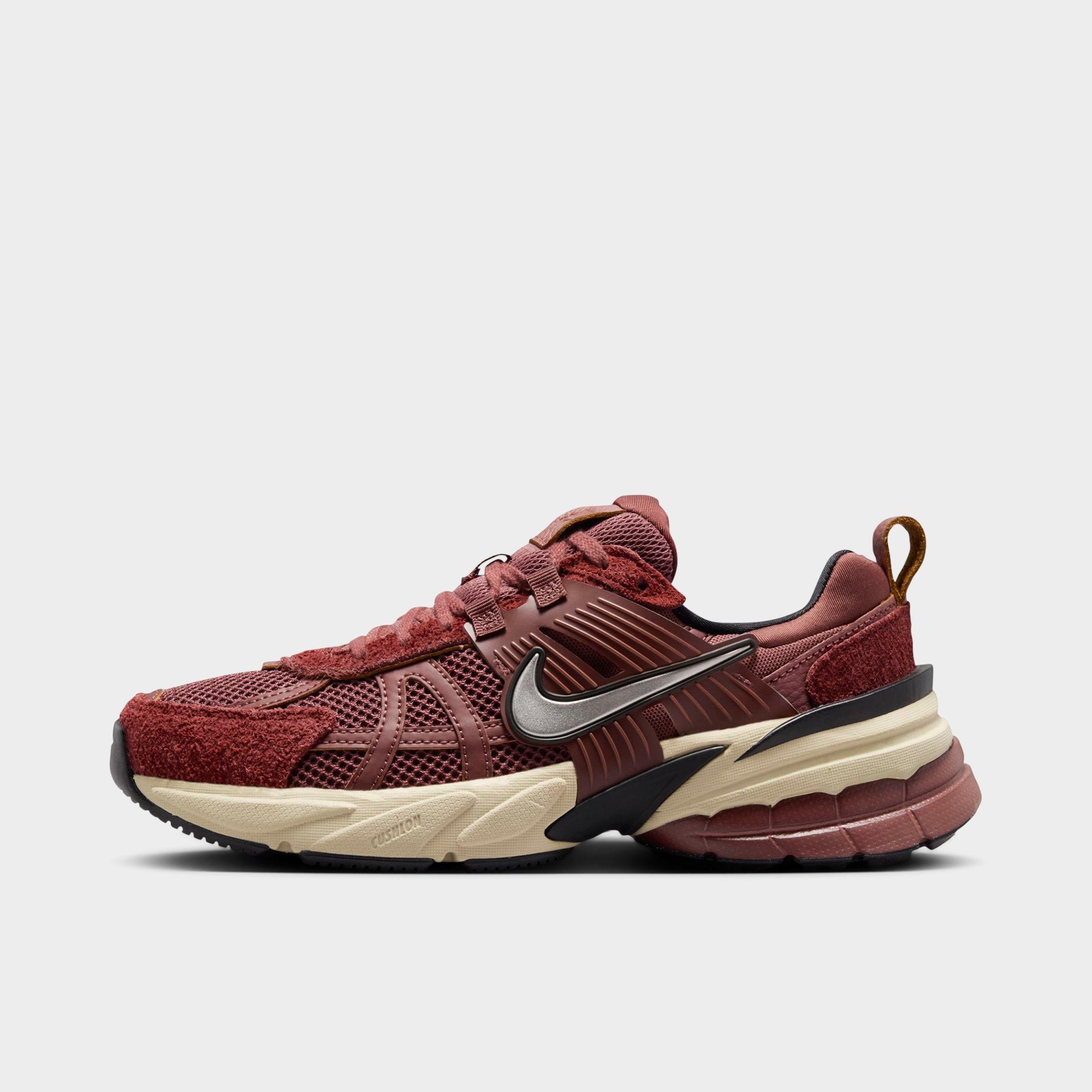 Nike Women's V2K Run Casual Shoes in Red/Red Sepia Size 8.0 Plastic