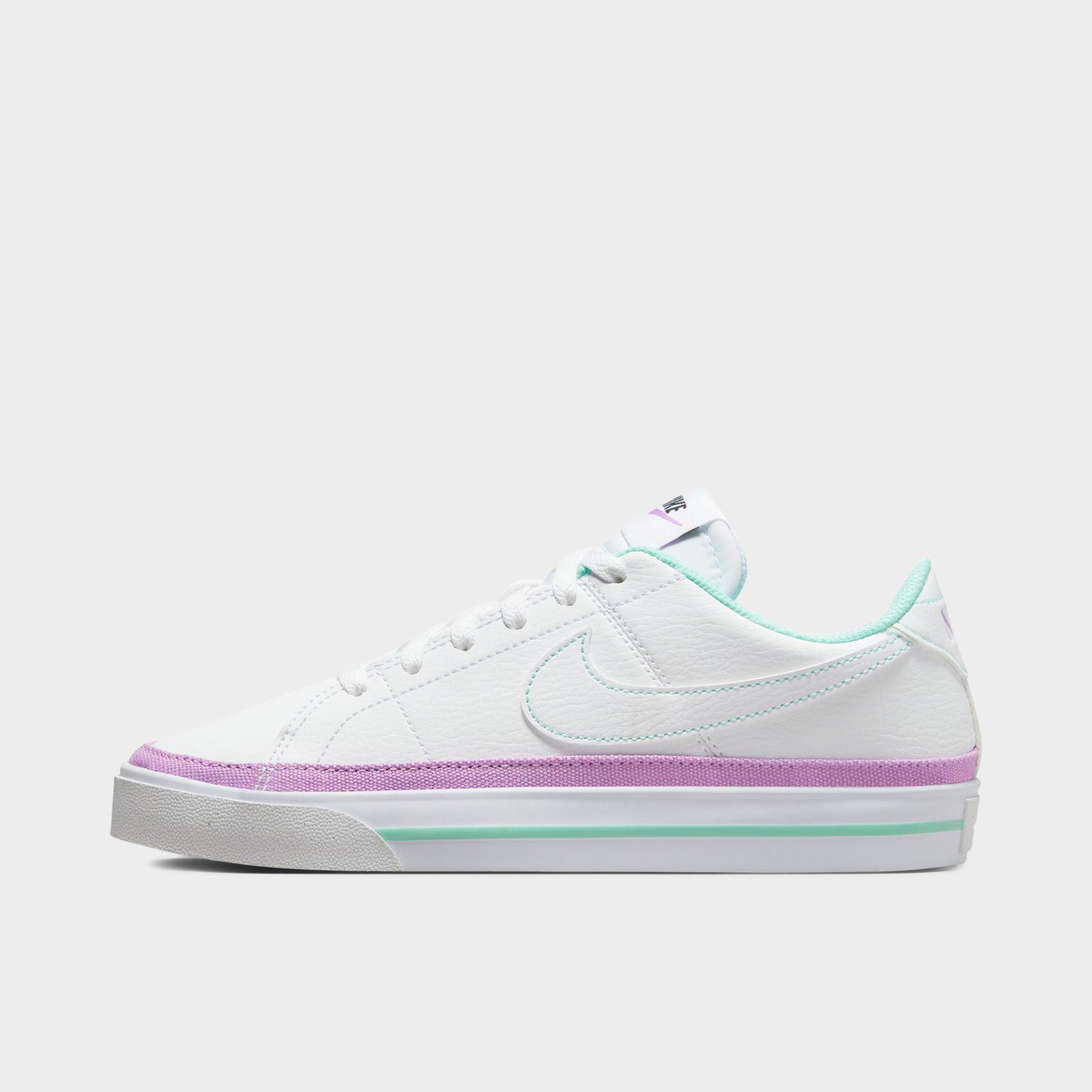 Nike Women's Court Legacy Next Nature Shoes In White/rush Fuchsia ...