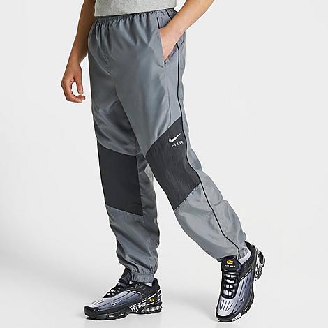 Nike Men's Air Swoosh Woven Track Pants In Cool Grey/anthracite