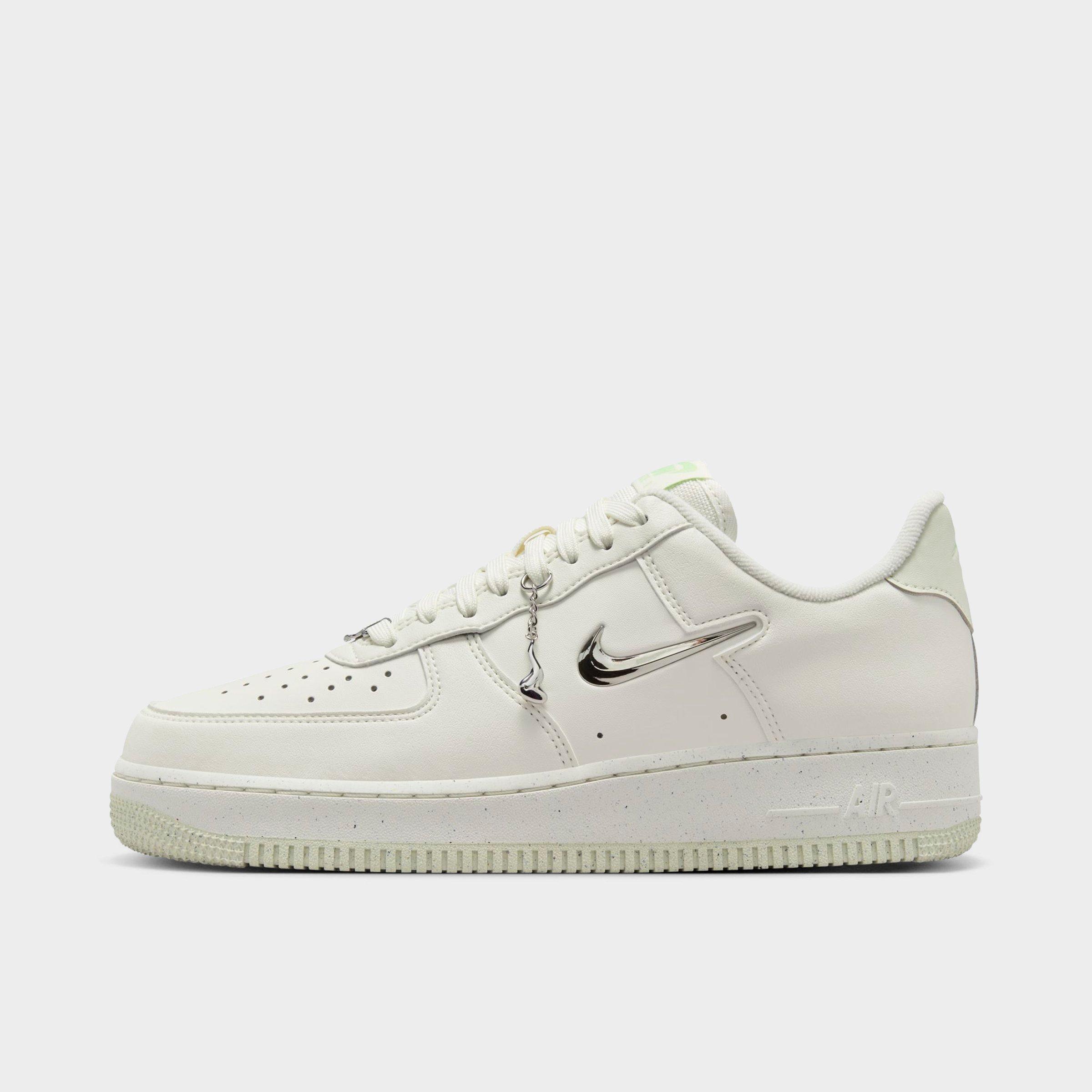 Shop Nike Women's Air Force 1 '07 Low Se Next Nature Casual Shoes In Sail/sea Glass/volt/vapor Green
