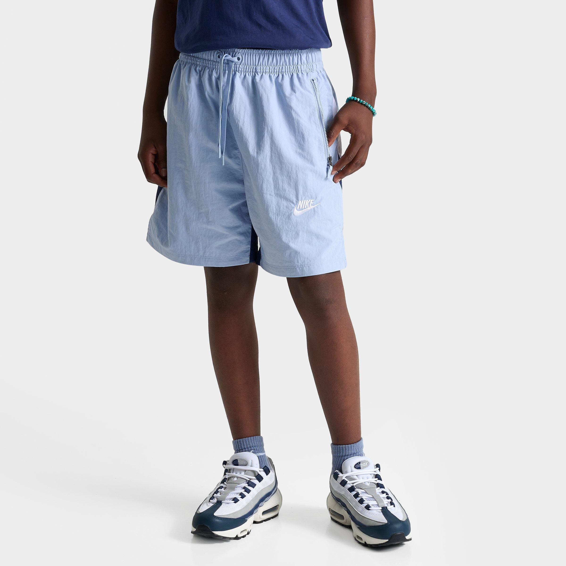 Shop Nike Kids' Sportswear Amplify Woven Shorts In Multi