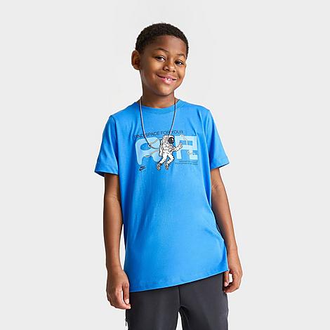 Shop Nike Kids' Sportswear Astronaut Air T-shirt In Light Photo Blue