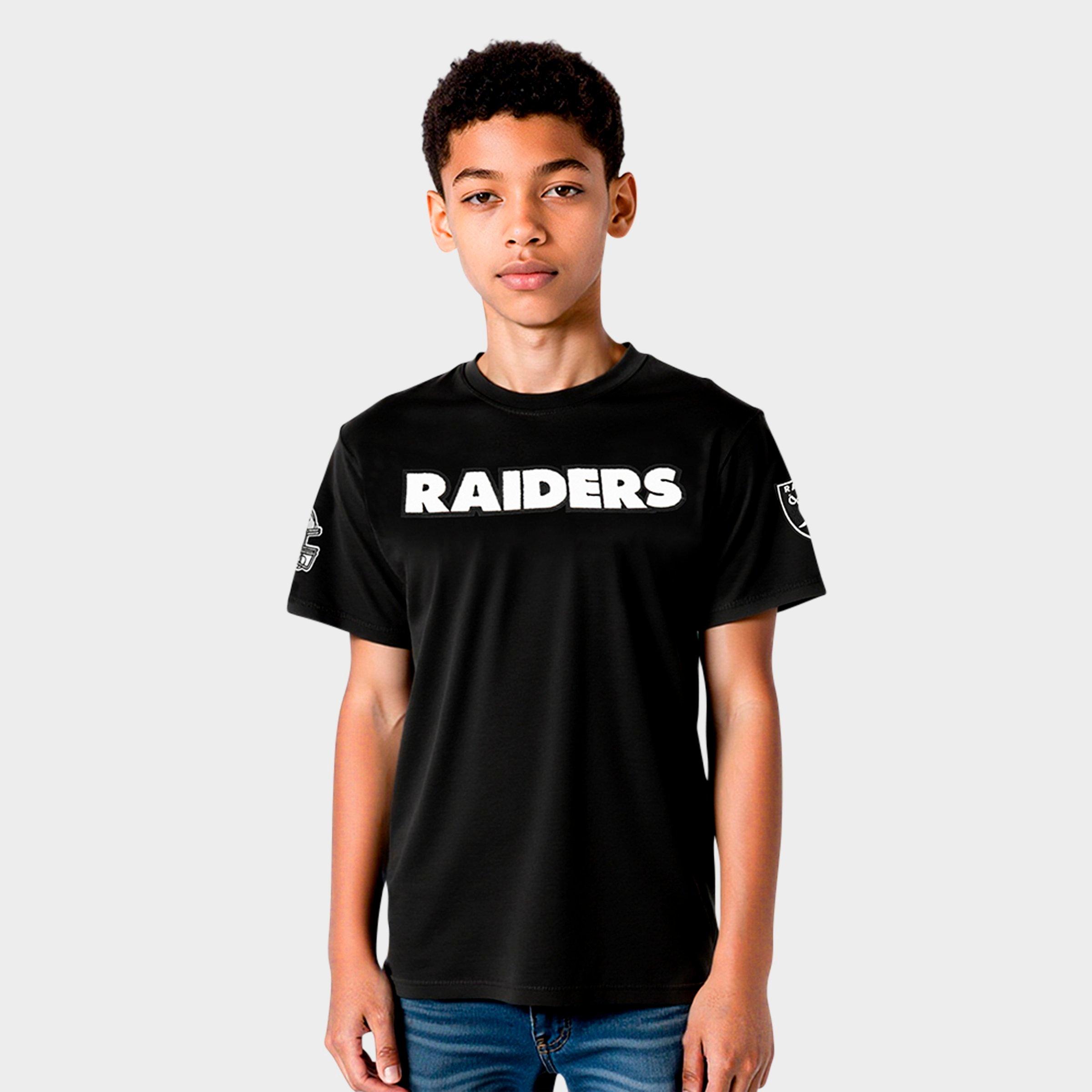 Pro Standard Big Kids Las Vegas Raiders NFL Classic T-Shirt in Black Size: Small