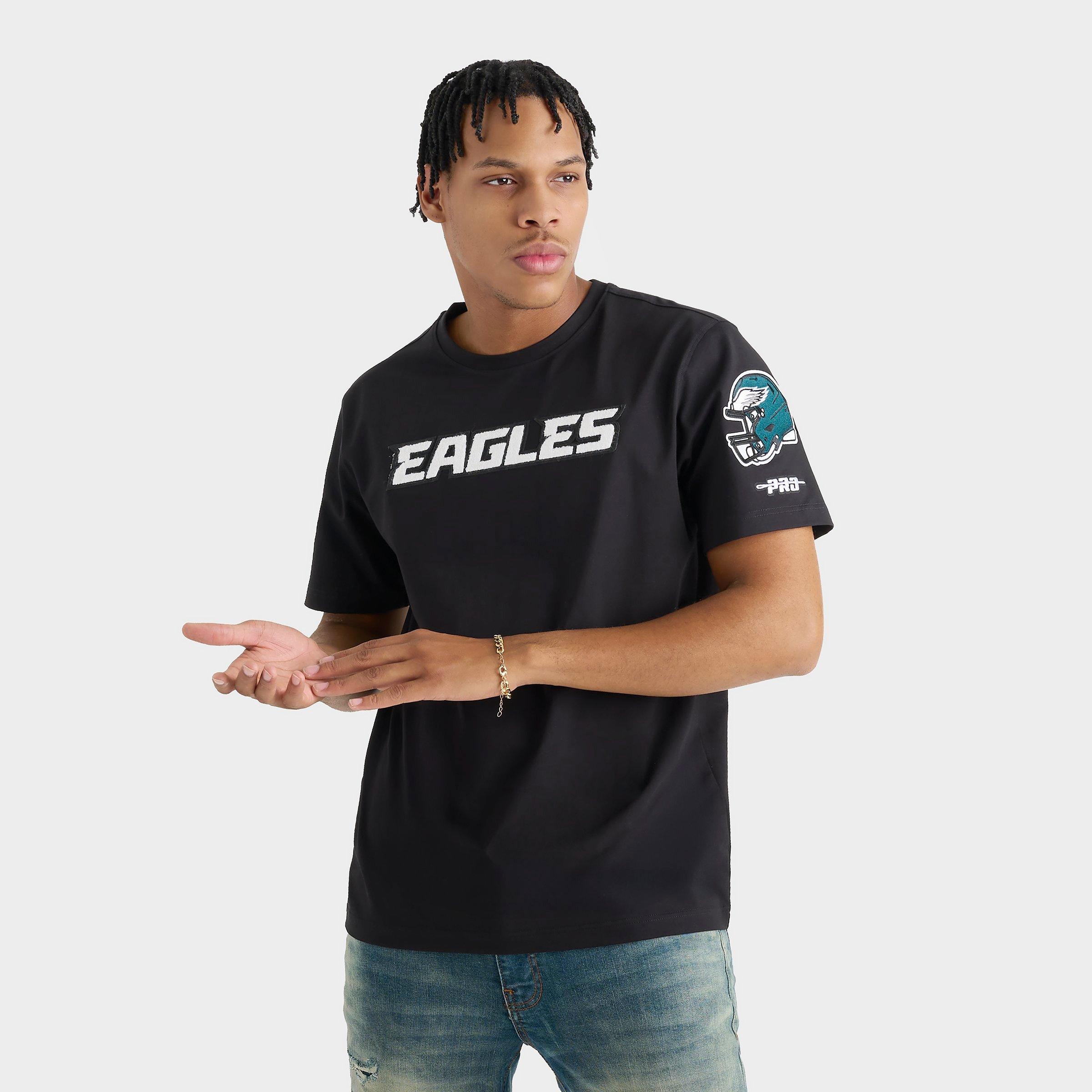 Pro Standard Men's Philadelphia Eagles NFL Chenille T-Shirt in Black Size: Small