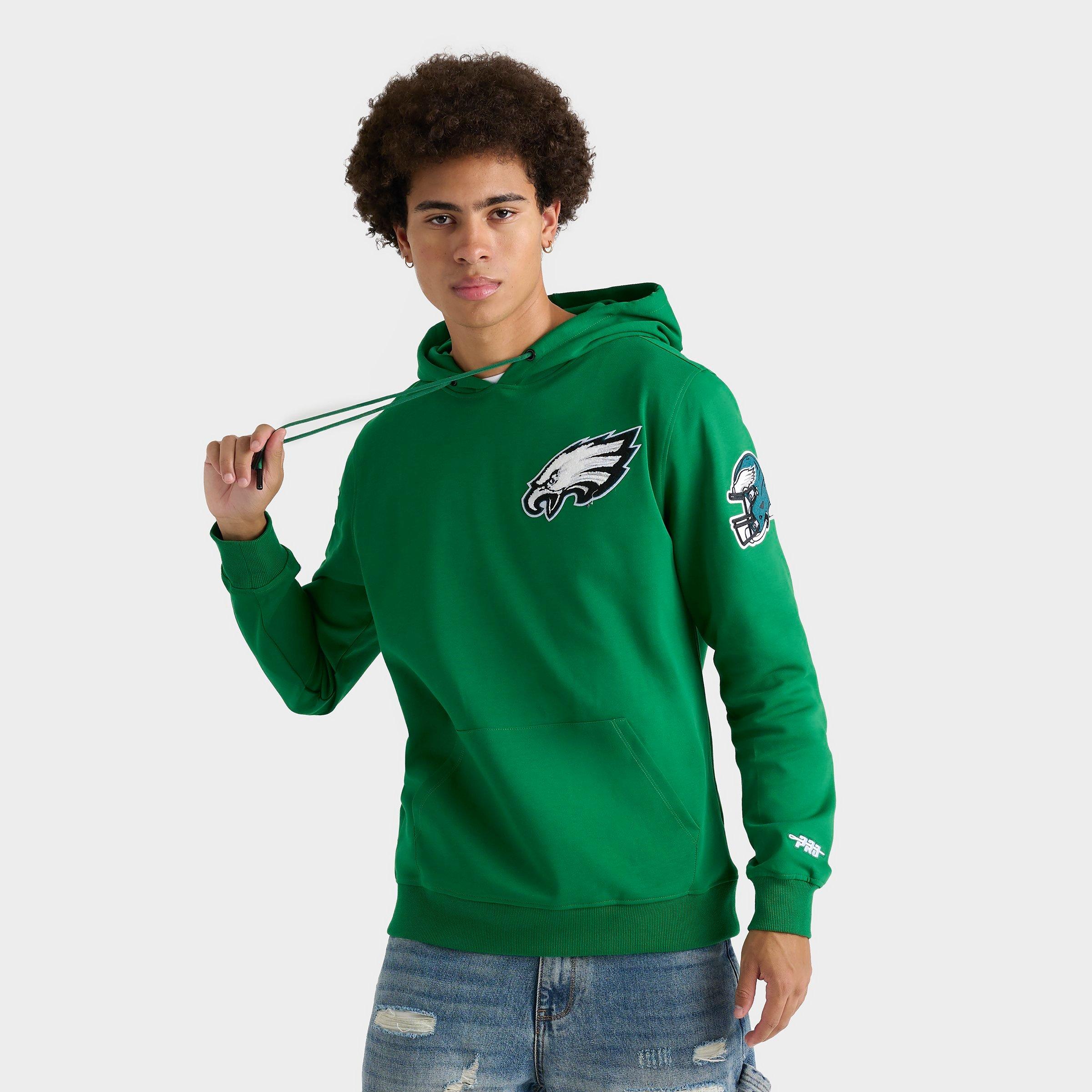 Pro Standard Men's Philadelphia Eagles NFL Chenille Hoodie in Green Size: Small