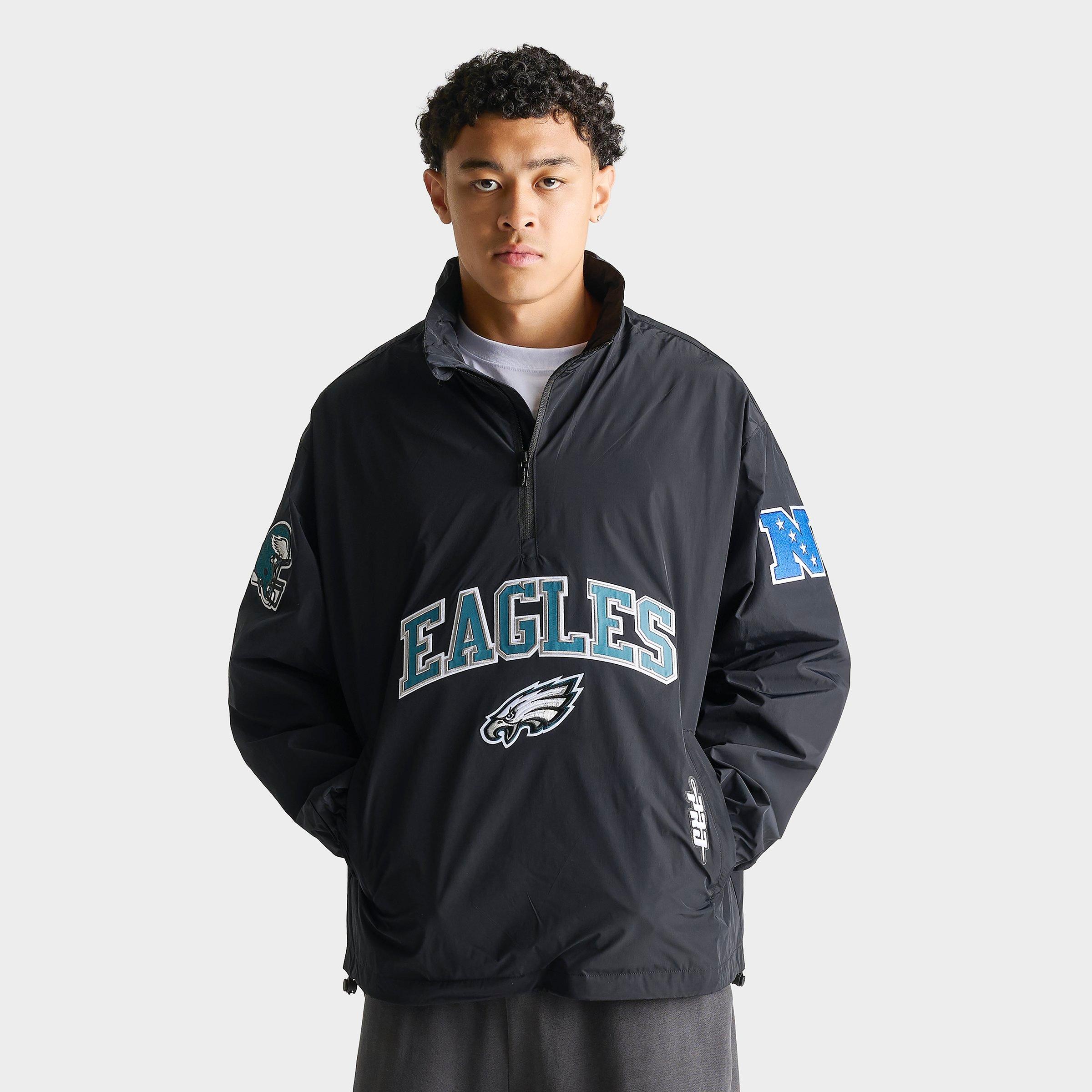 Pro Standard Men's Philadelphia Eagles NFL Pre Game Quarter-Zip Jacket