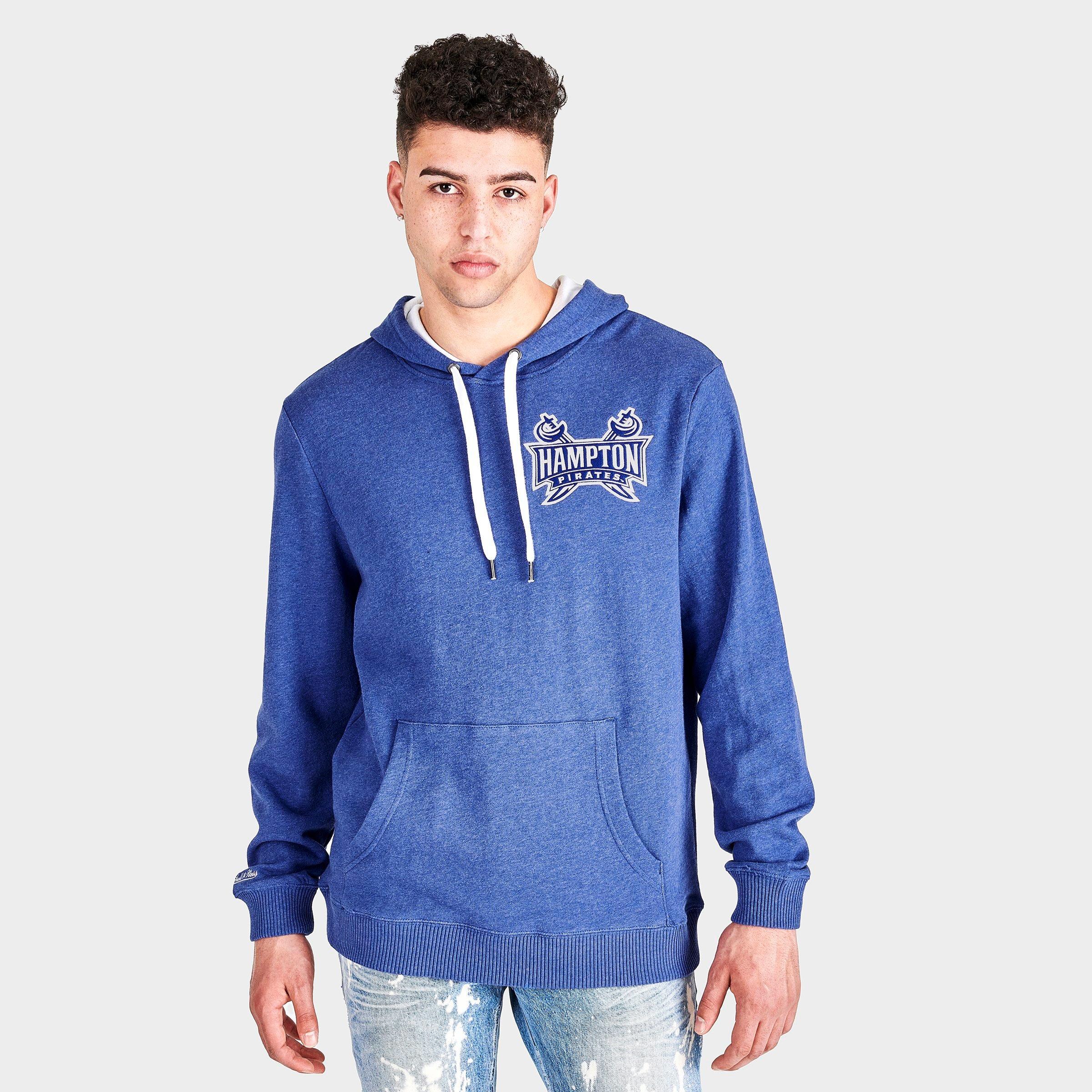 Mitchell And Ness Men's Hampton Pirates College Lag Classic French Terry Hoodie In Navy