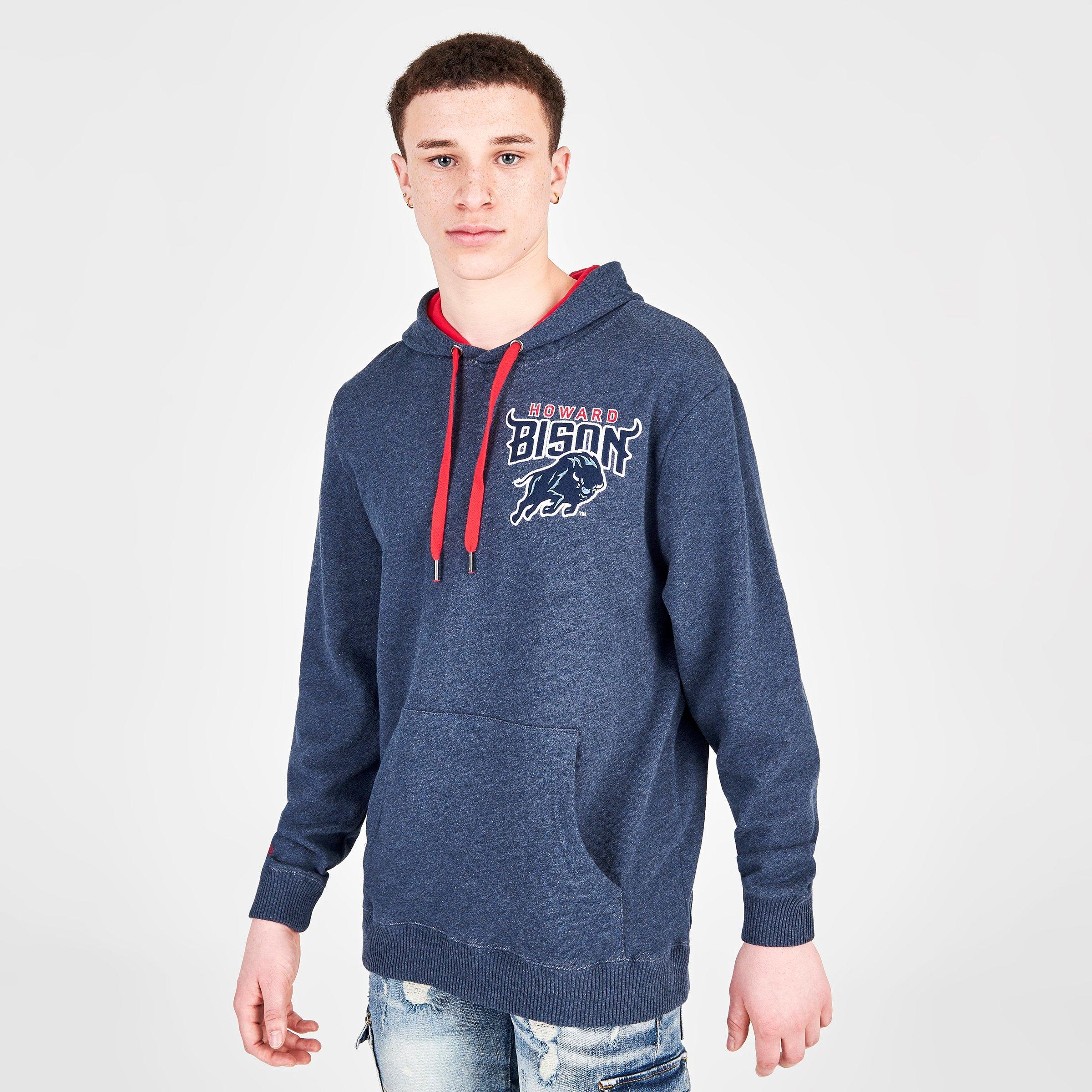 Mitchell And Ness Men's Howard Bison Classic French Terry Hoodie In Navy