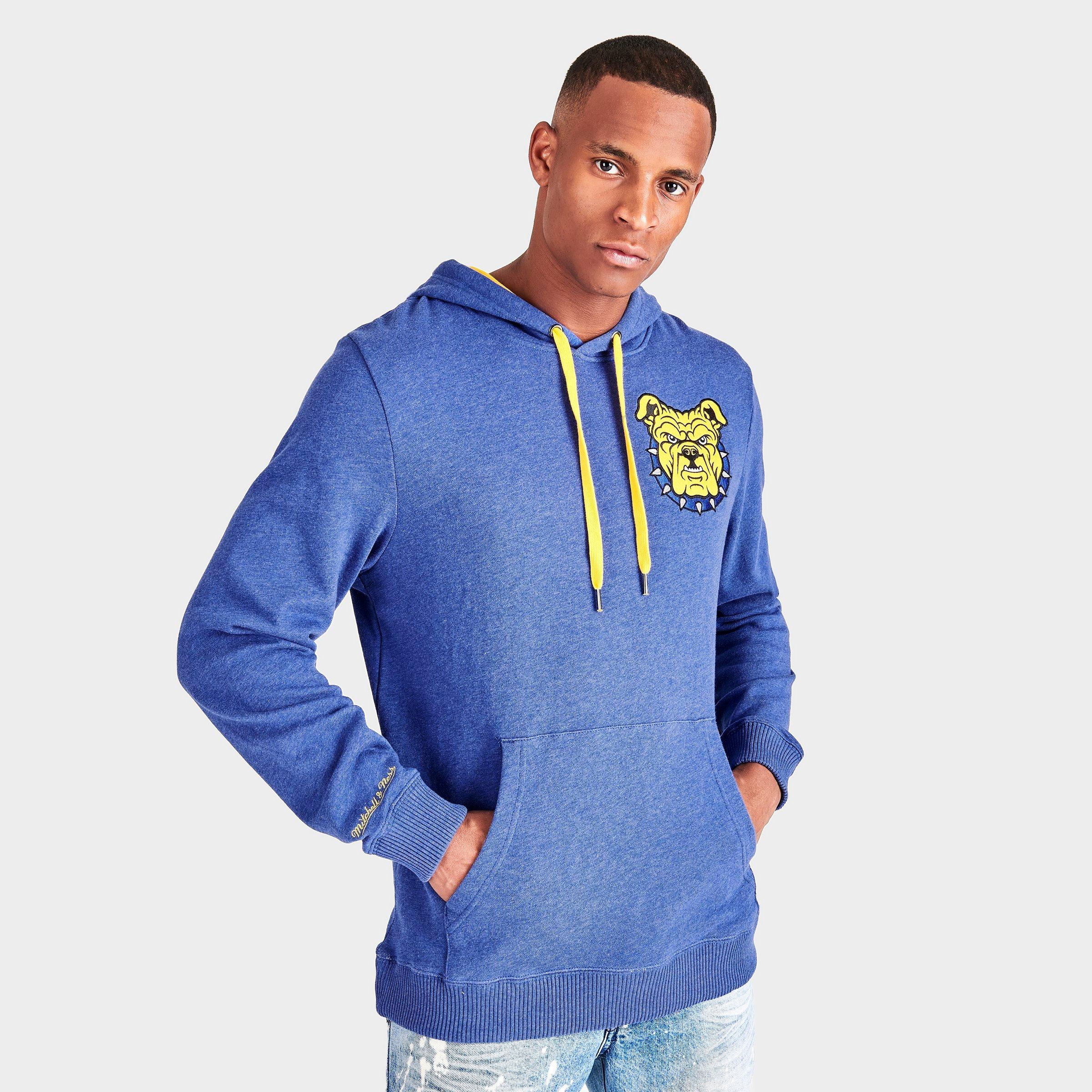 Mitchell And Ness Men's North Carolina A & T Aggies College Lag Classic French Terry Hoodie In Blue
