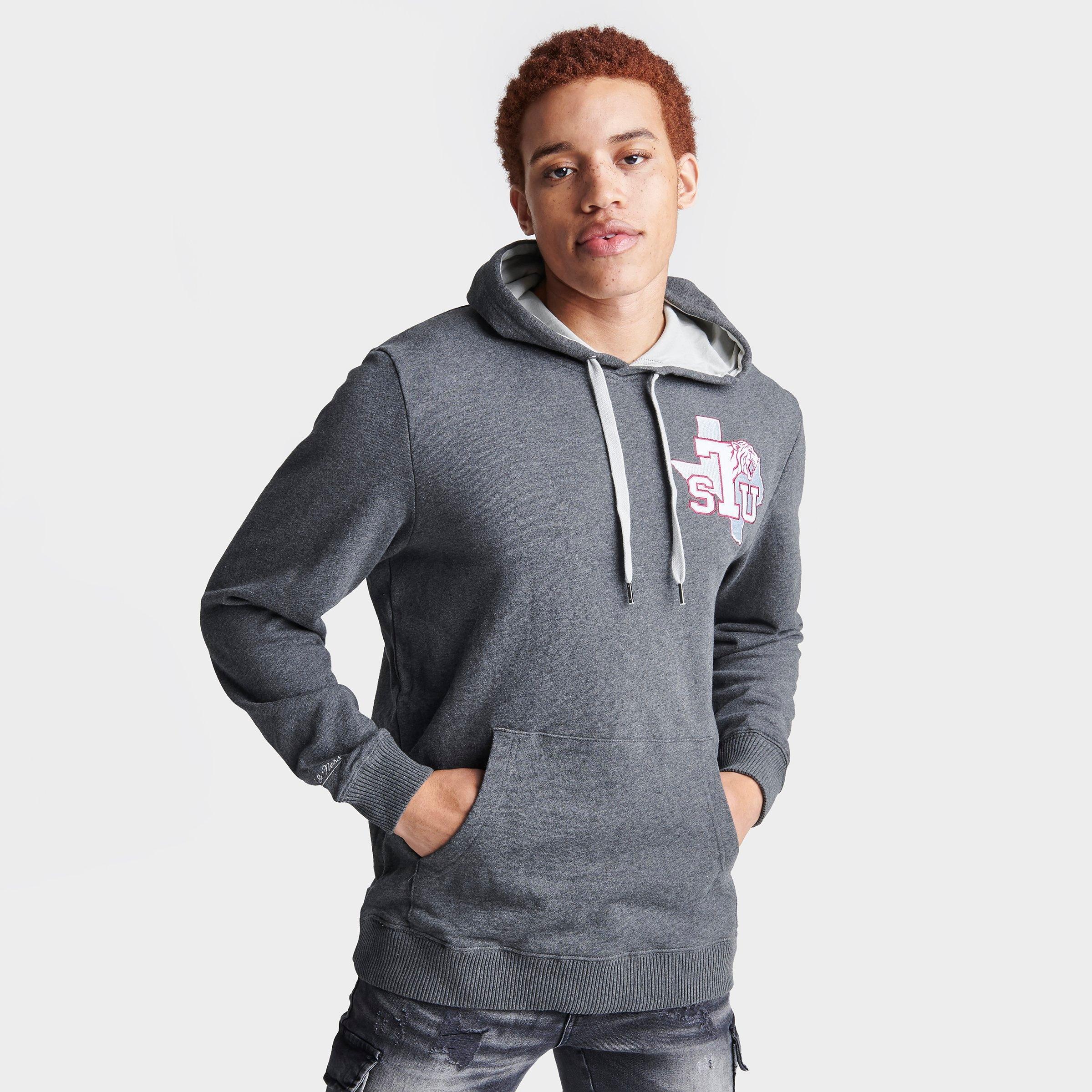 Mitchell And Ness Men's Texas Southern Tigers College Classic French Terry Hoodie In Grey