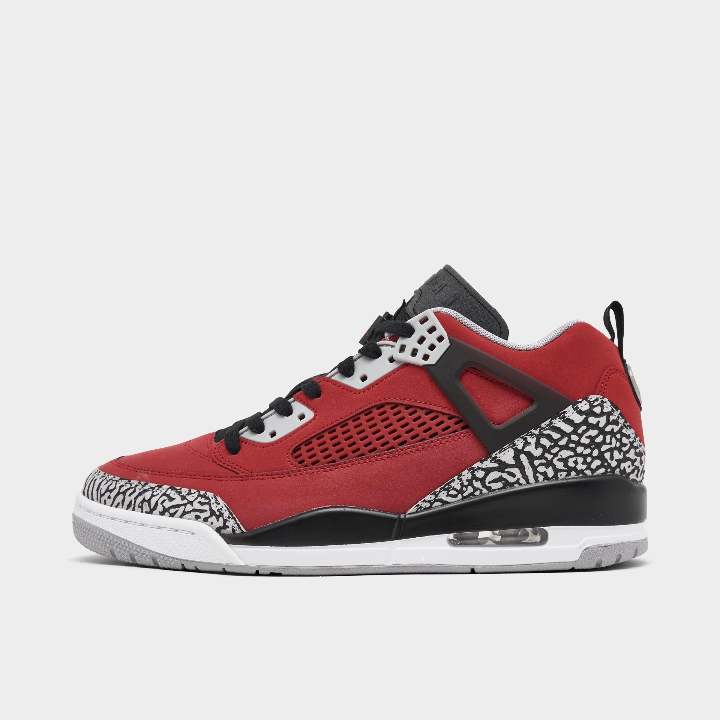 Jordan Men's Spizike Low Casual Shoes in Red/Gym Red Size 9 Leather