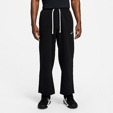 Shop Nike Men's Kd Dri-fit Standard Issue 7/8-length Basketball Pants In Black/sail