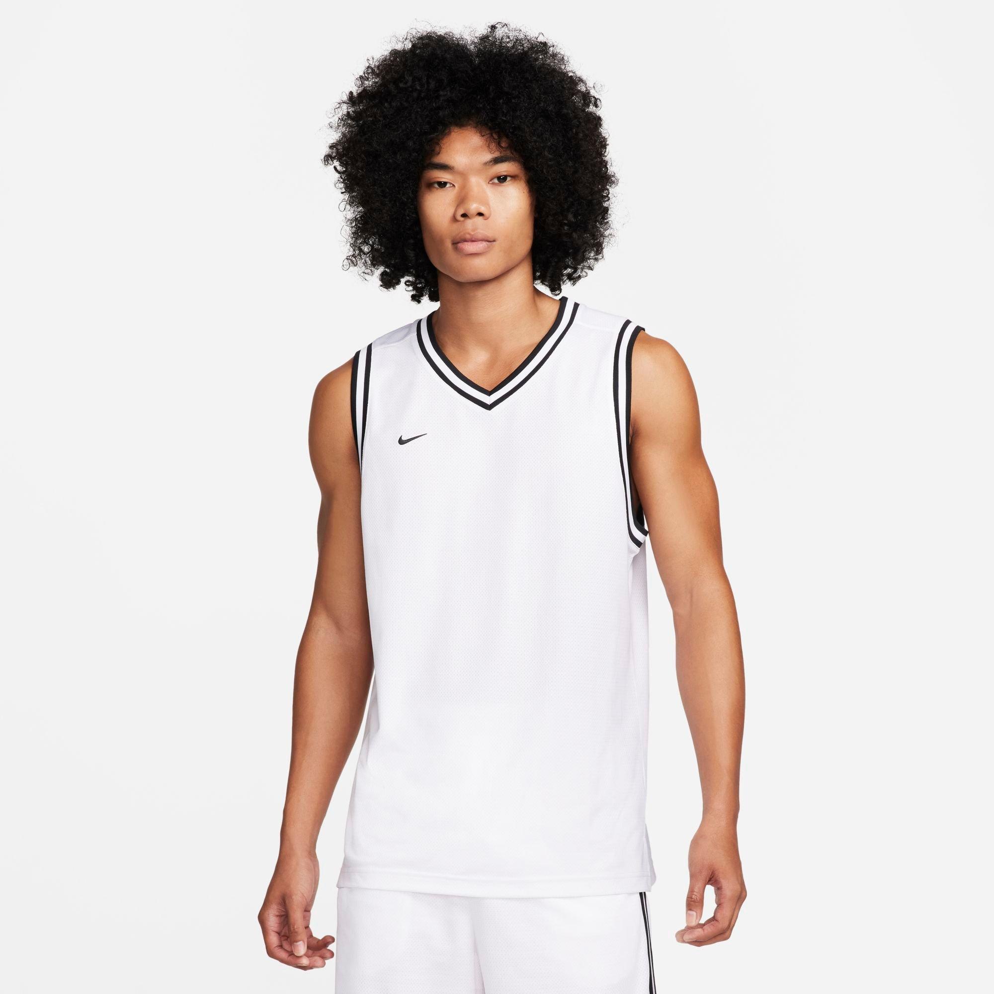Nike Men's Dna Dri-fit Basketball Jersey In White