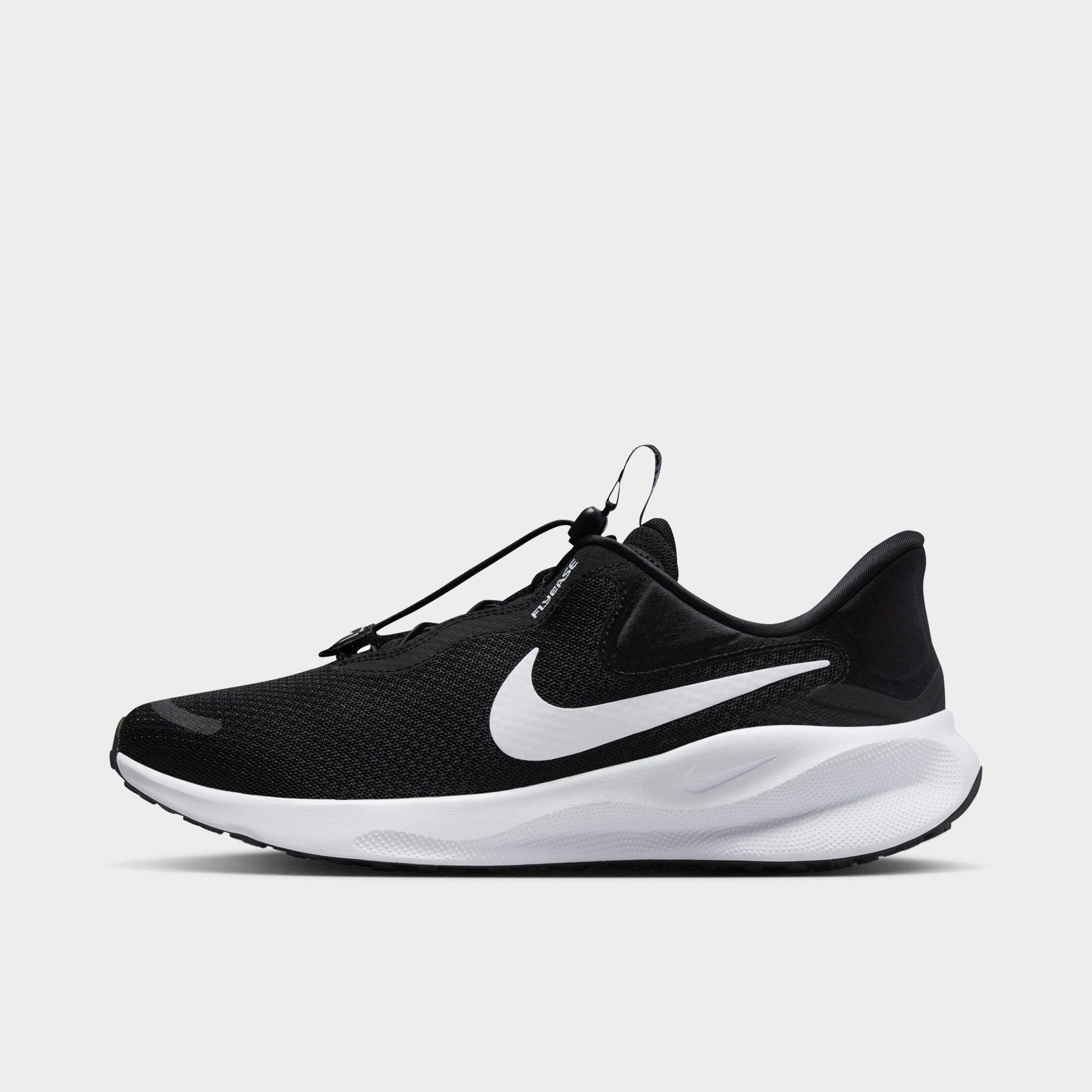 Nike Men's Revolution  Easyon Road Running Shoes In Black/white