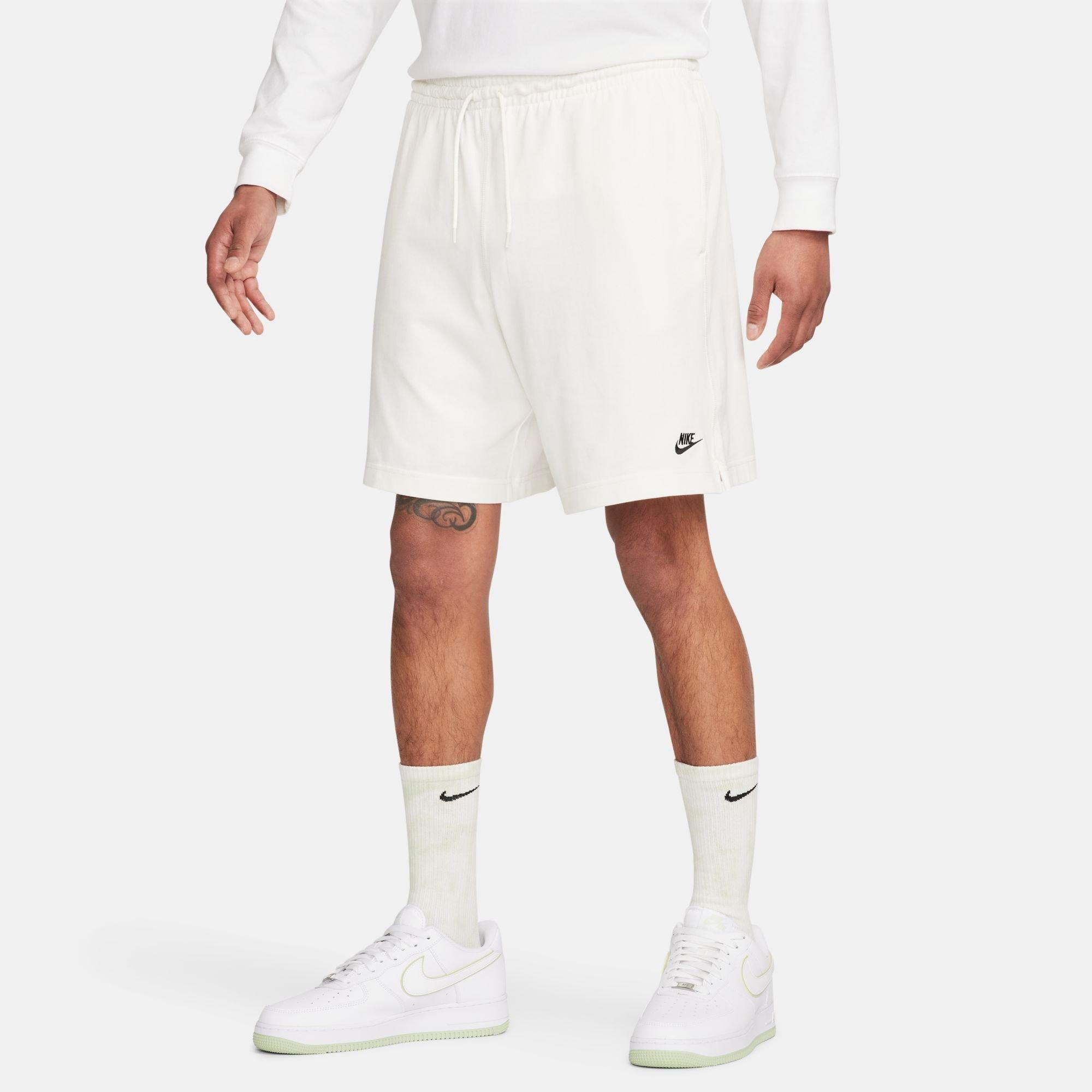 Nike Men's Club Knit Shorts in Sail/Black Size: XS