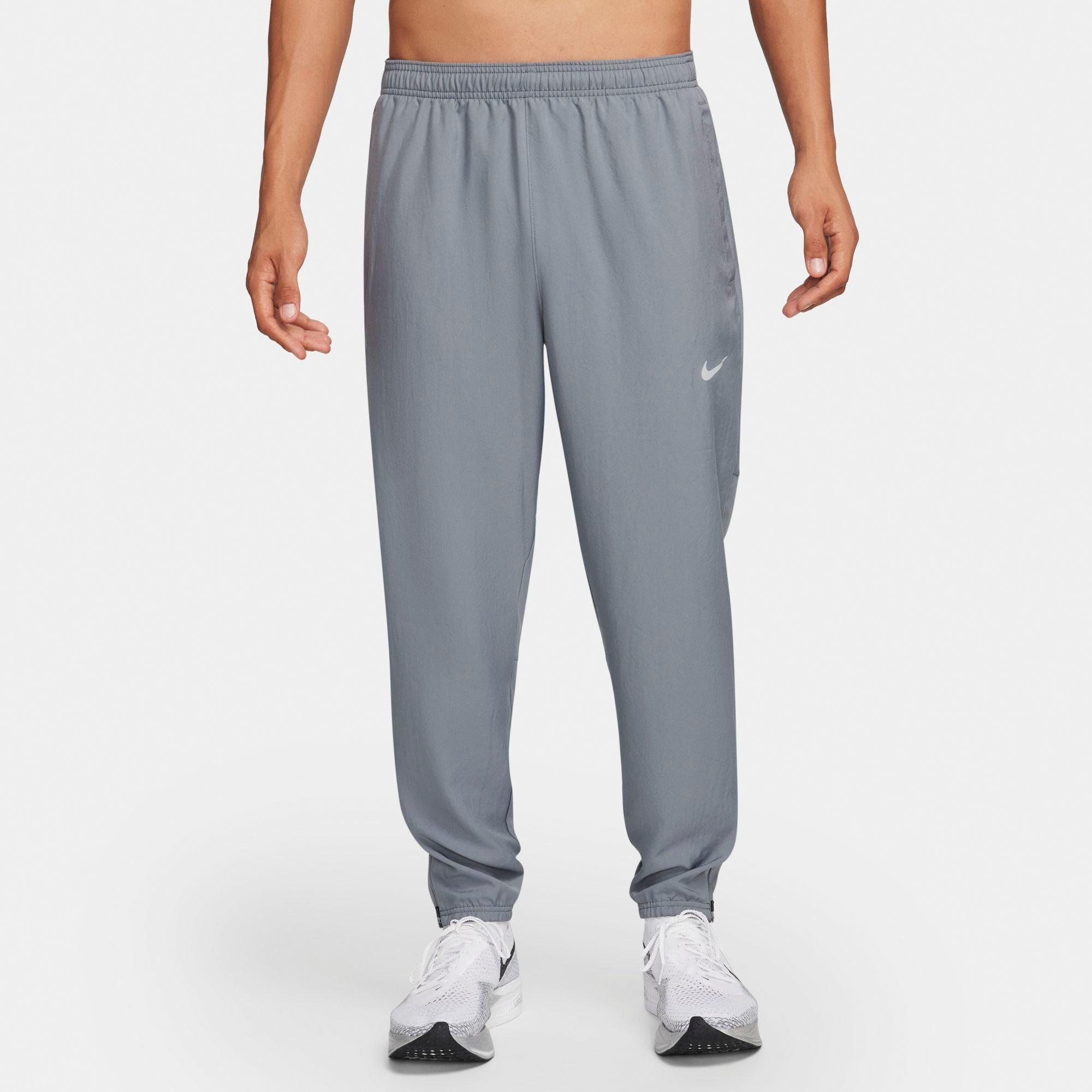 Nike Men's Challenger Dri-FIT Woven Running Pants in Smoke Grey /Black /R Size: XS