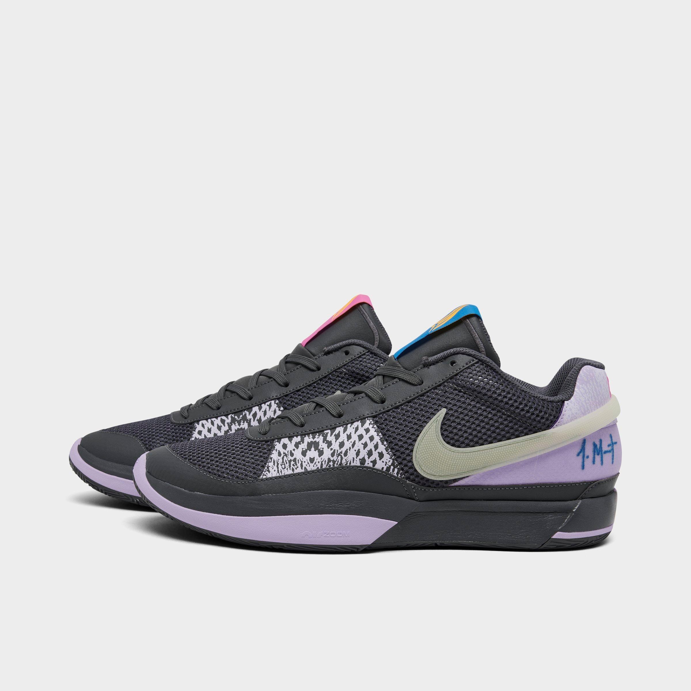 Shop Nike Ja 1 Basketball Shoes In Iron Grey/multi-color/lilac Bloom