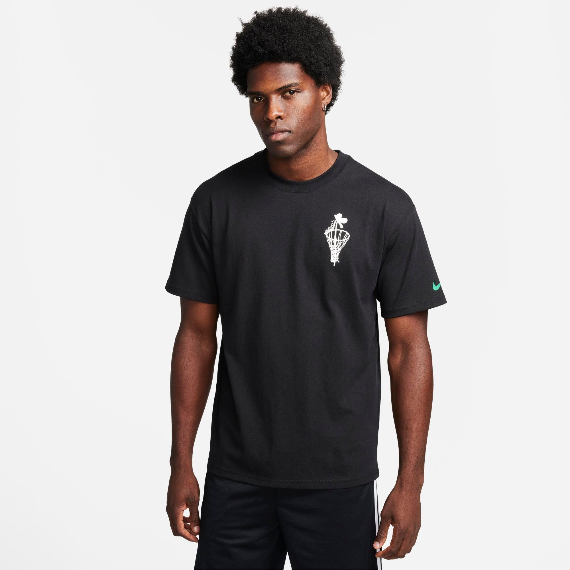 Shop Nike Men's Hoops Evolution Basketball T-shirt In Black
