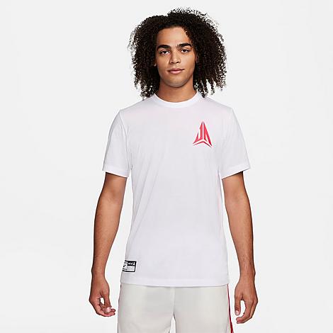Shop Nike Men's Dri-fit Ja Morant Logo Basketball T-shirt In White